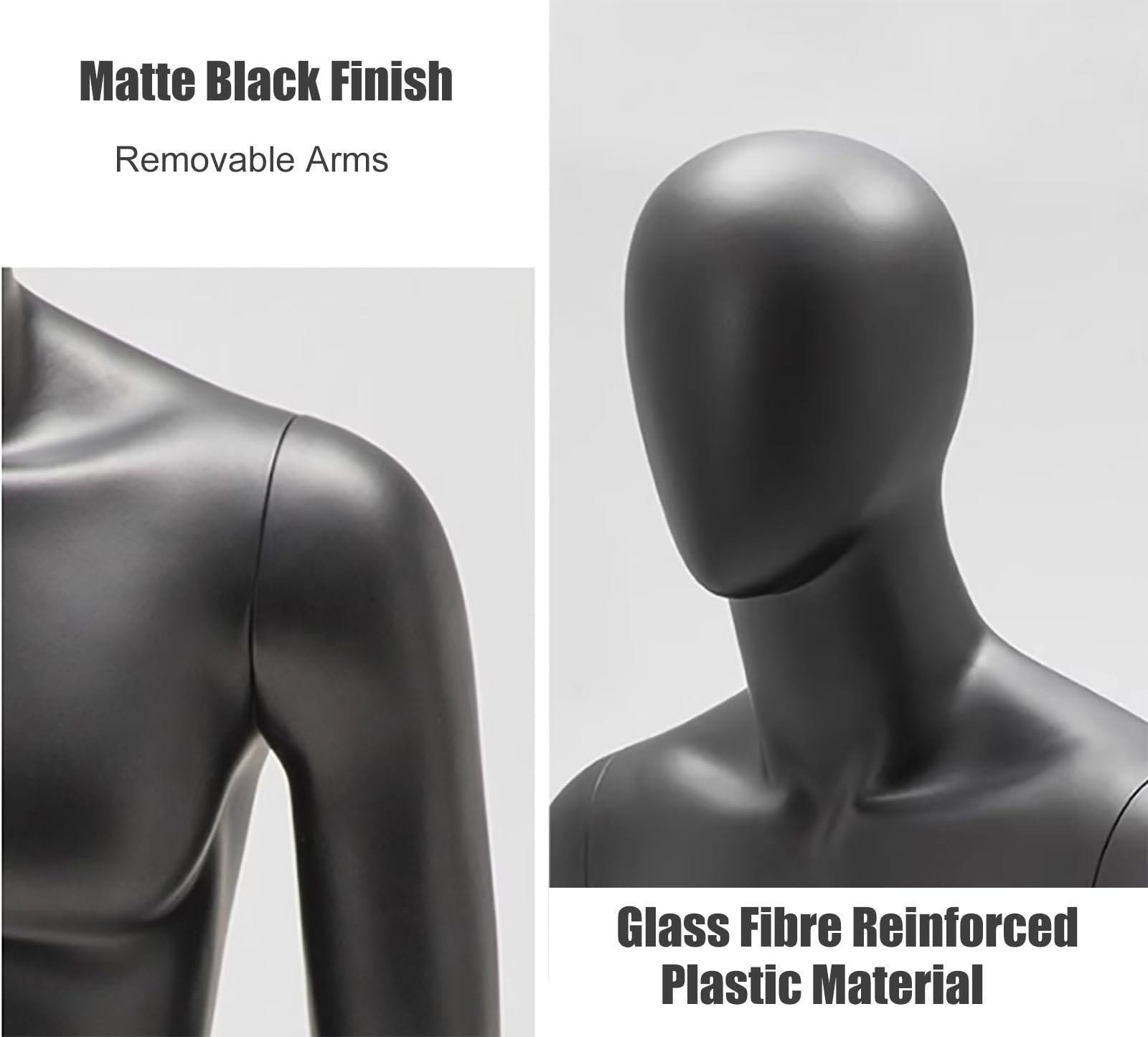 Amazon.co.jp: 男性トルソー マネキン ドレスフォーム トルソボディ