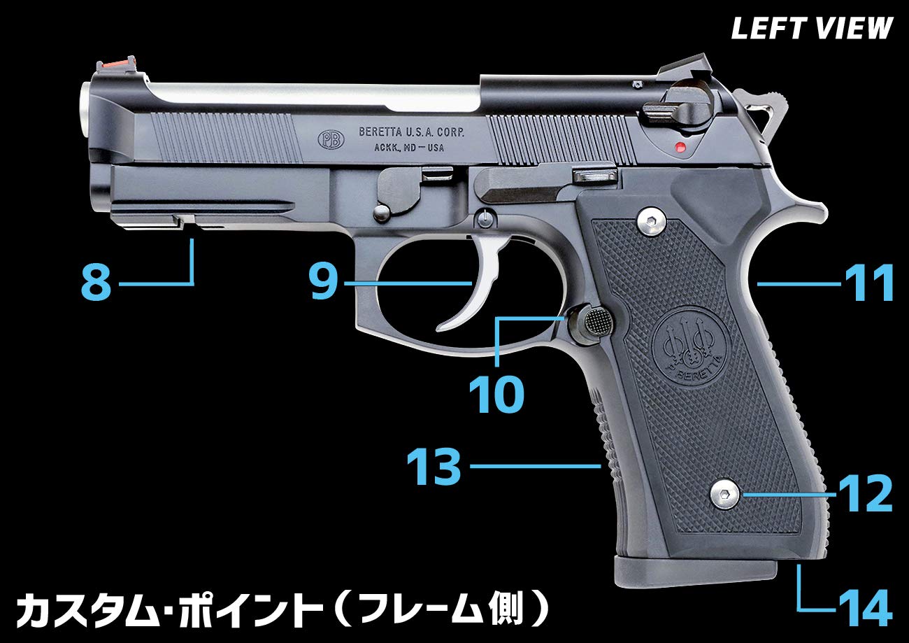 Amazon.co.jp: 【WAスーパーリアルガン】WA ベレッタ M92FS エリート