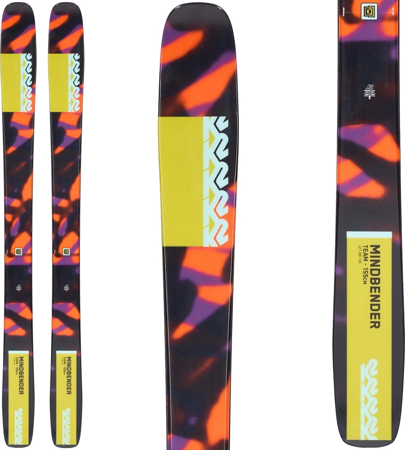 Amazon | K2 Mindbender Team Jr. キッズ スキー 155cm | K2 | スキー板