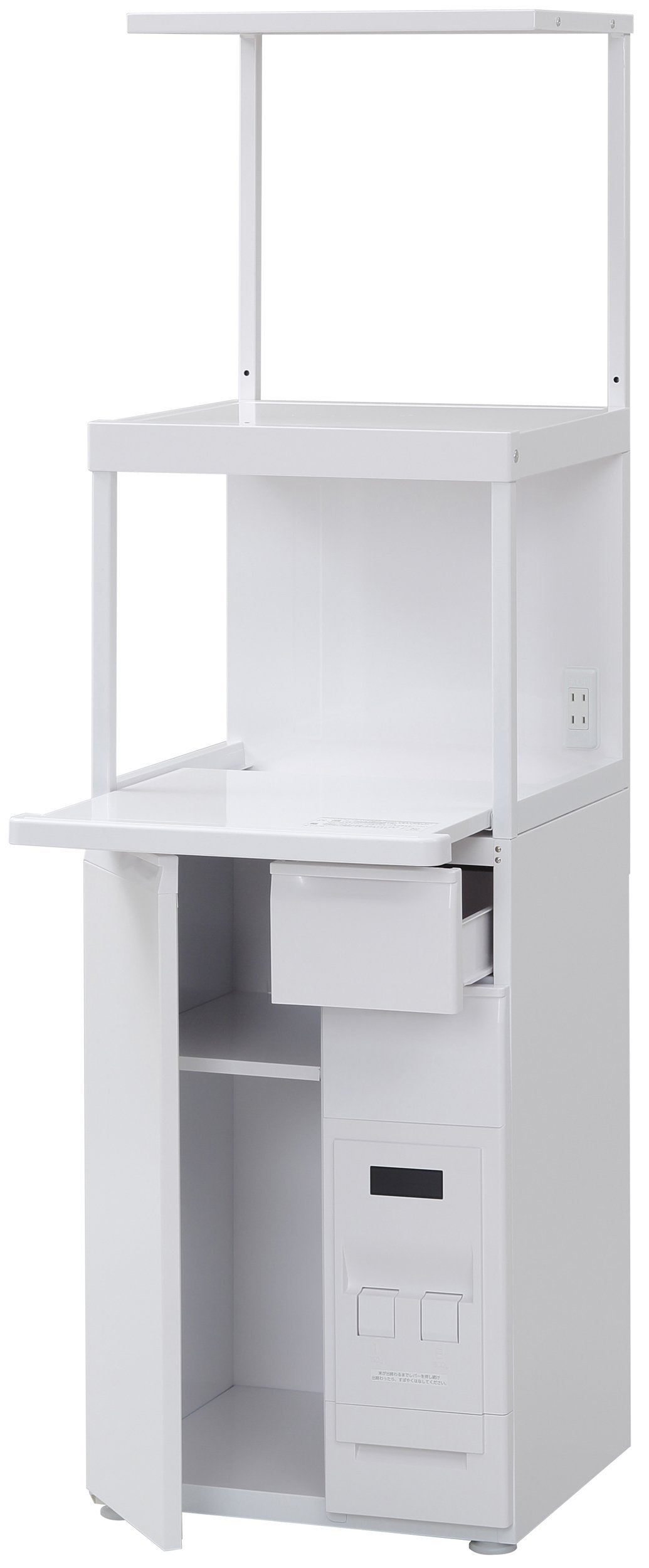 Amazon｜[エムケー精工] レンジ台 (米びつ) 米容量12kg (幅48cm