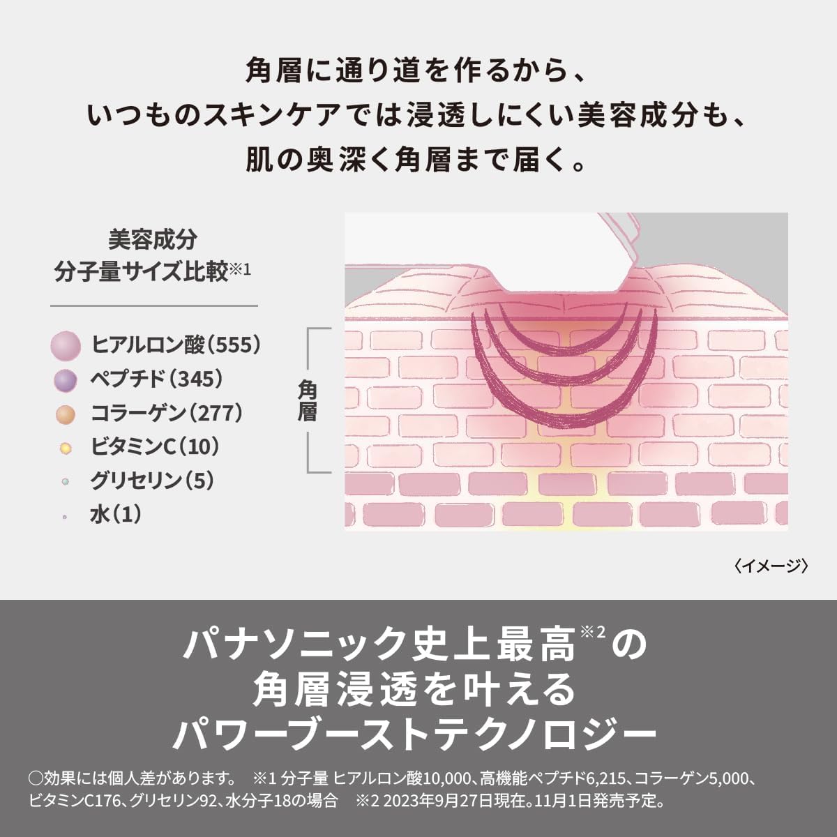 Amazon.co.jp: 【セット品】パナソニック イオン美顔器 イオンブースト