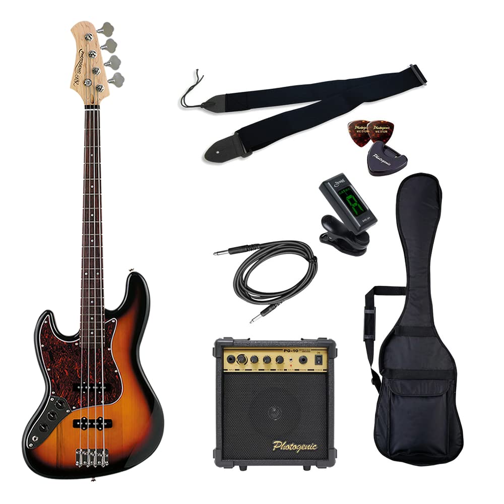 Amazon | PhotoGenic エレキベース 初心者入門ライトセット JBタイプ