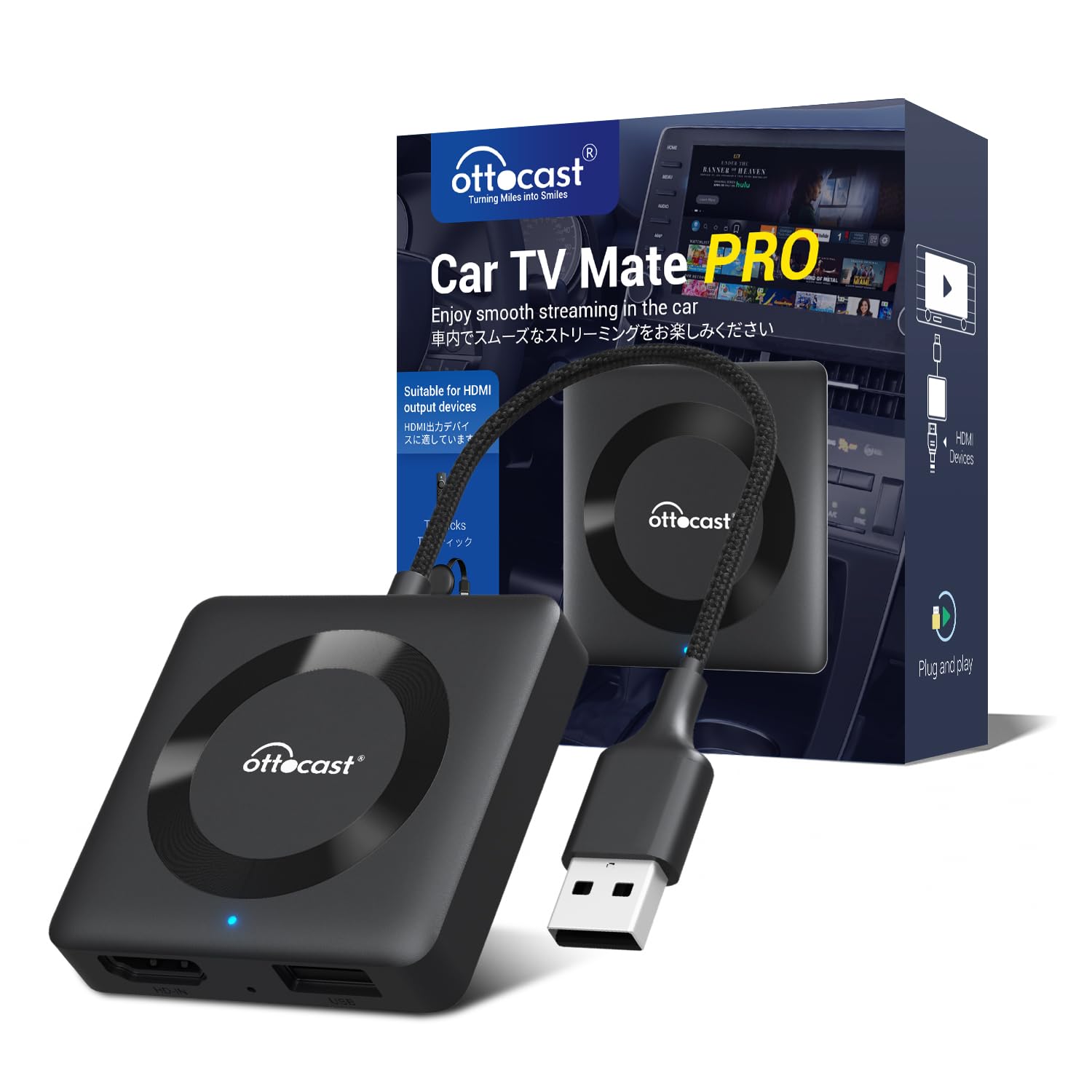 Amazon.co.jp: 【公式】OTTOCAST オットキャスト 新型 Car TV Mate Pro