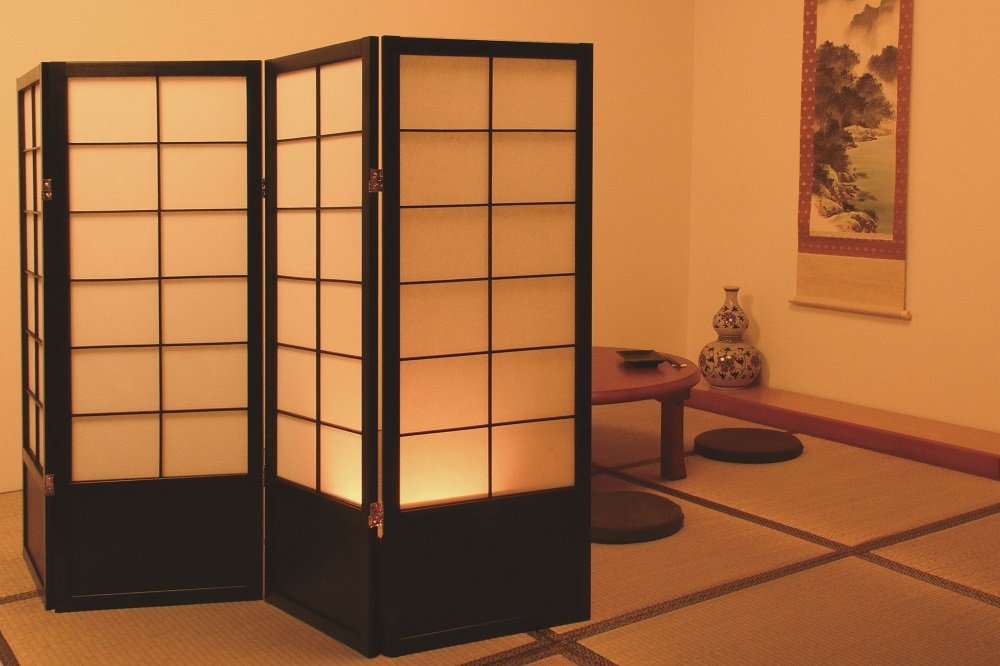 Amazon｜衝立 和風 パーテーション 間仕切り 幅45 高さ120 (ブラック