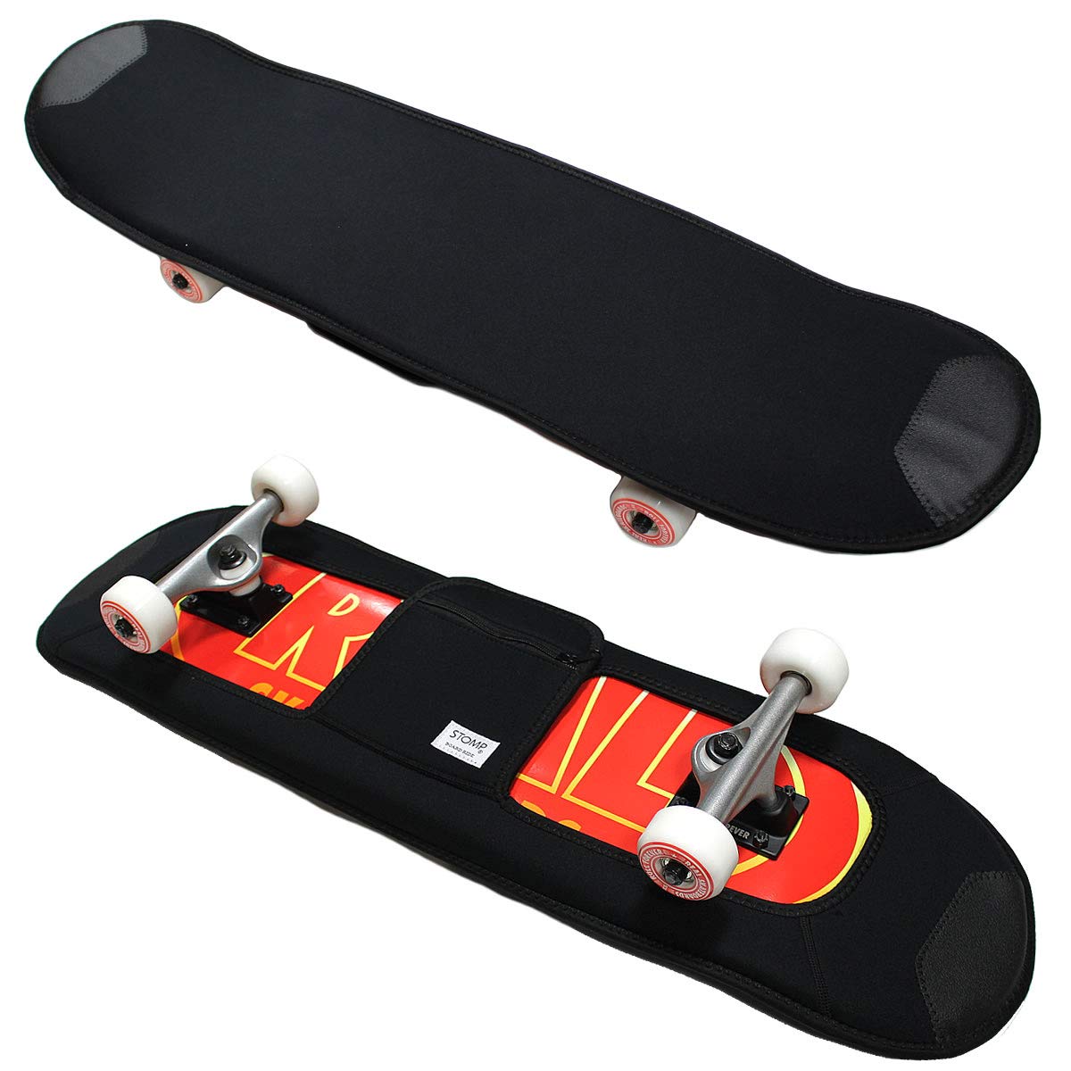 Amazon | STOMP オリジナル スケートボード用 デッキカバー BLACK