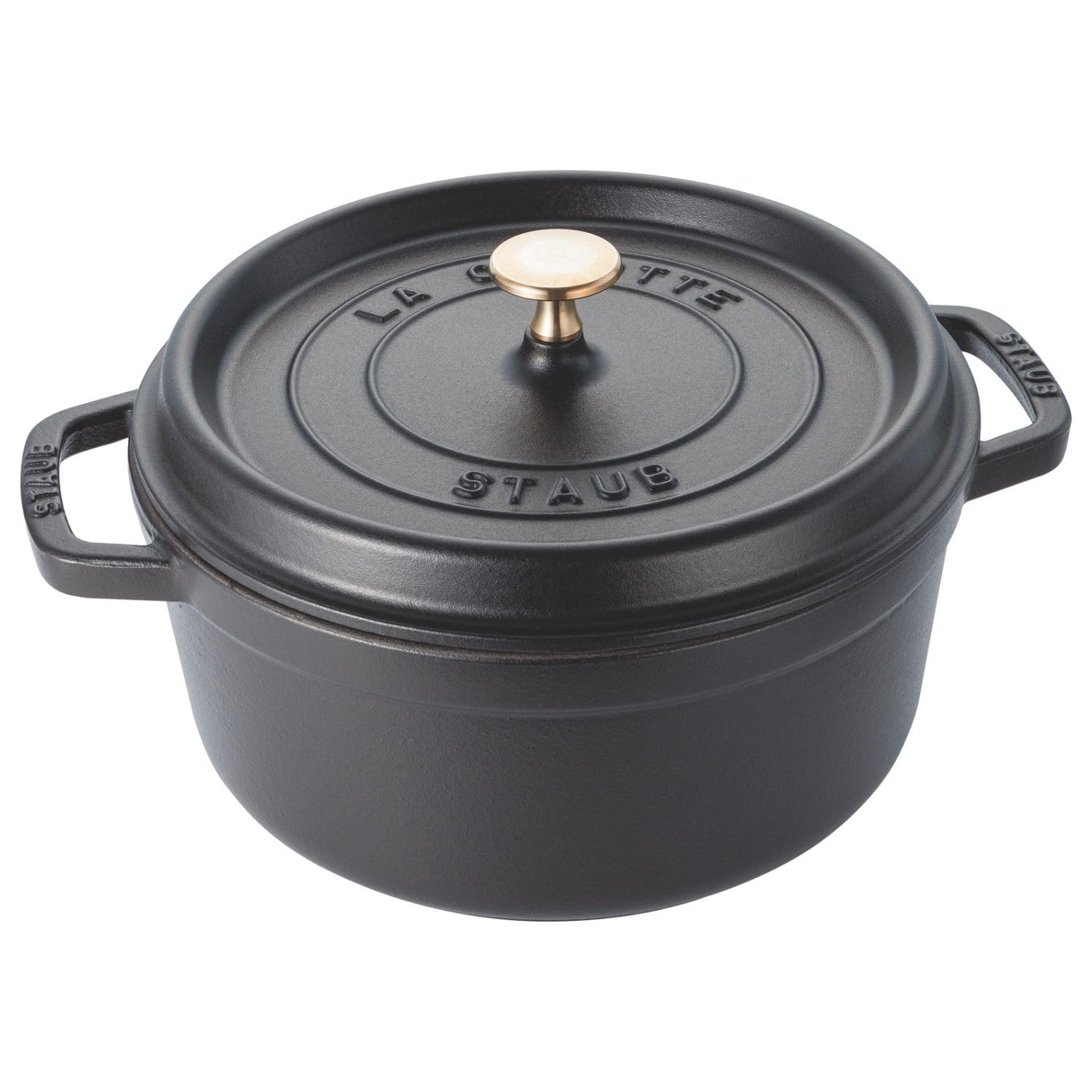 Amazon.co.jp: Staub ココット ラウンド 24cm ブラック 40500-241