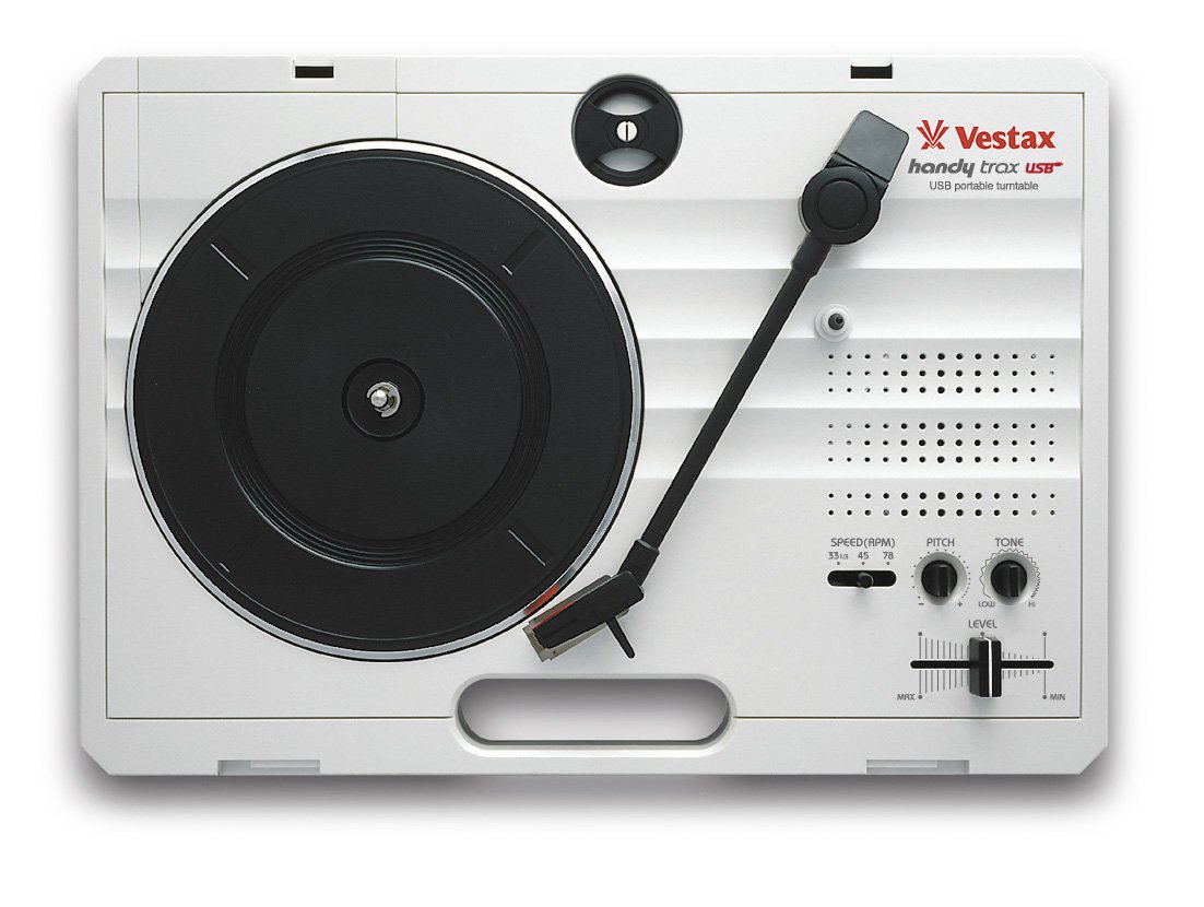 Amazon | Vestax ポータブルターンテーブル handytrax USB WHITE