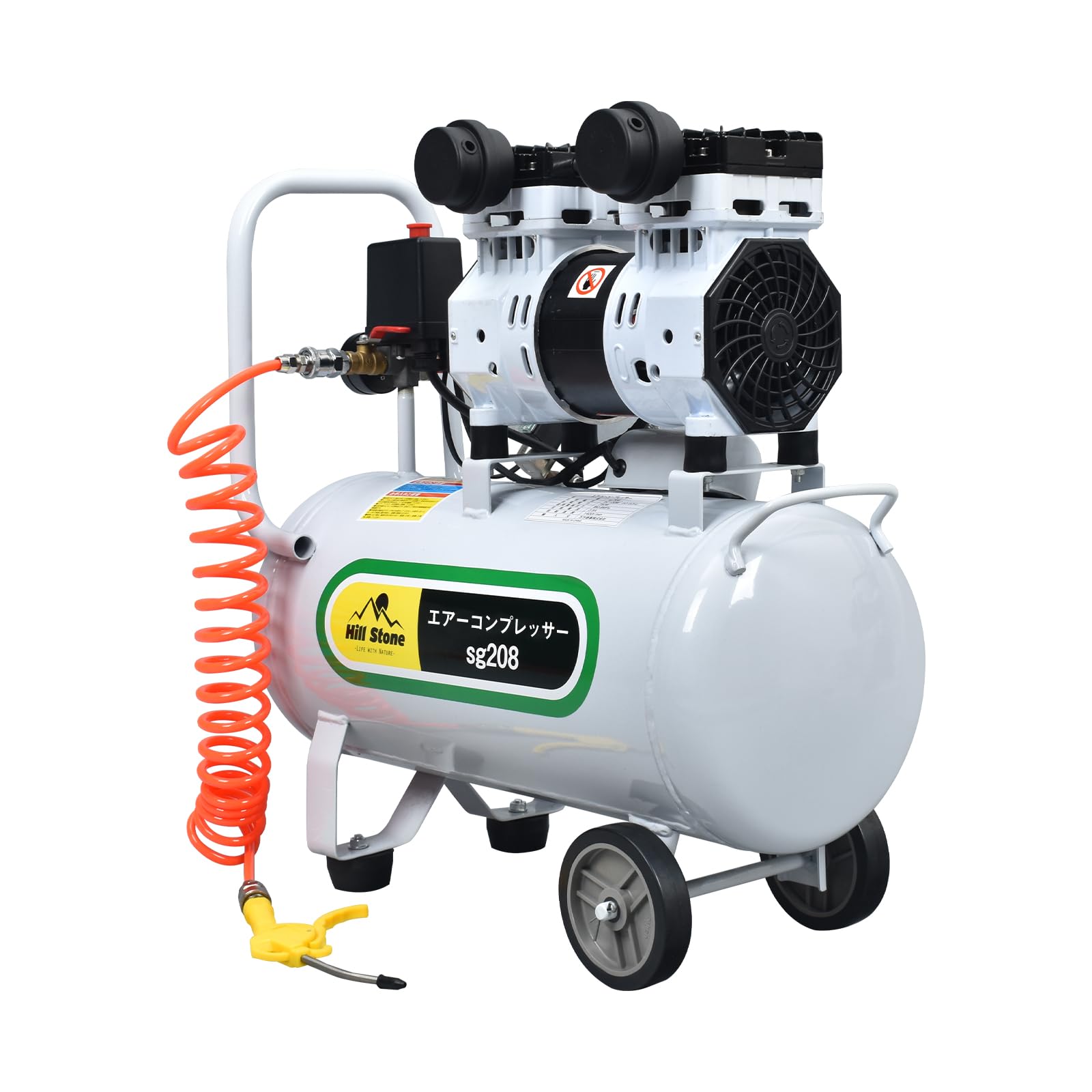 Amazon | サンパーシー エアーコンプレッサー タンク容量30L 最高使用