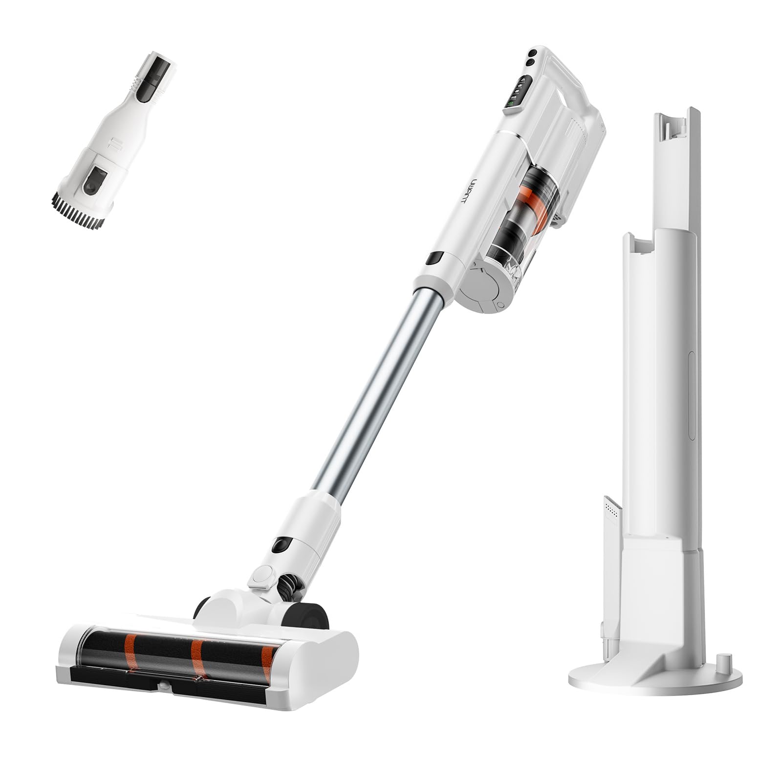 Amazon | UWANT コードレス掃除機 3段階吸引力 自動ゴミ収集