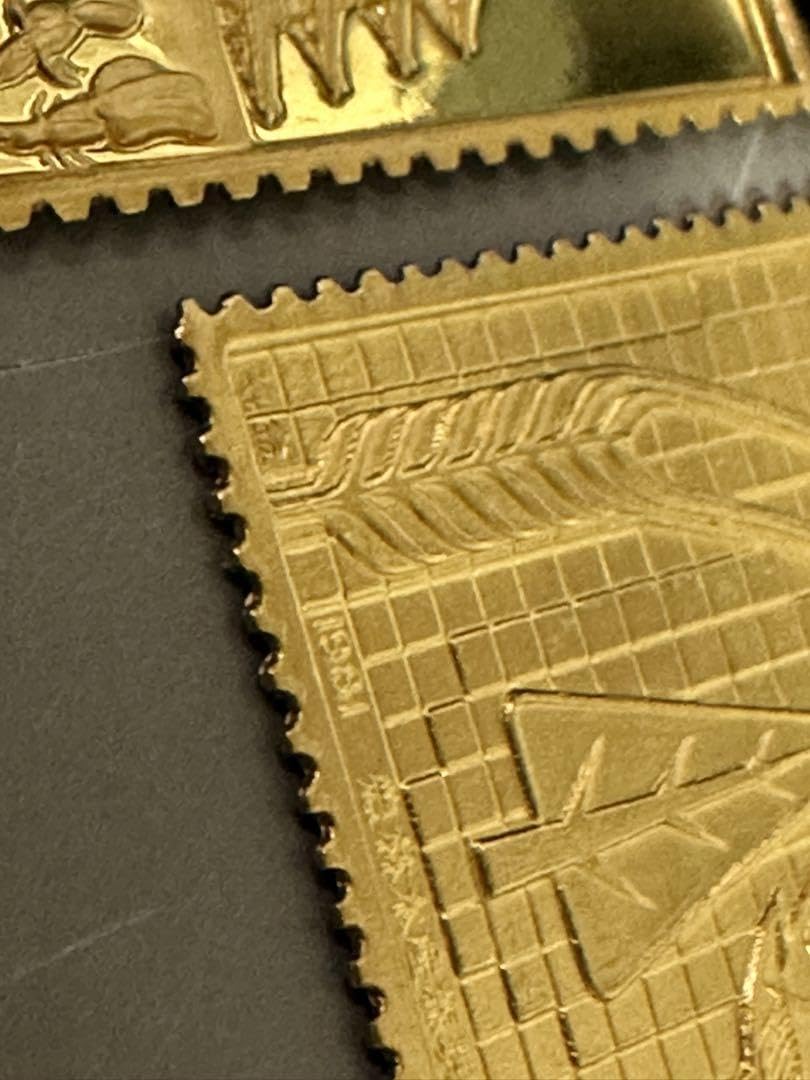 松本徽章工業 純銀金張プレート 特別郵趣 伝統的工芸品 松本徽章工業