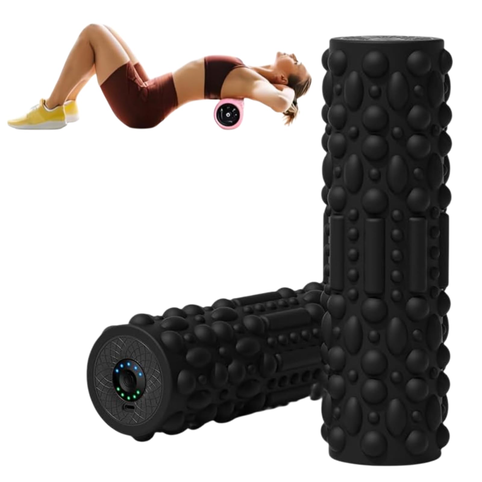 Amazon | 電動フォームローラー 充電式 5段階調整可能な強度 電動式筋