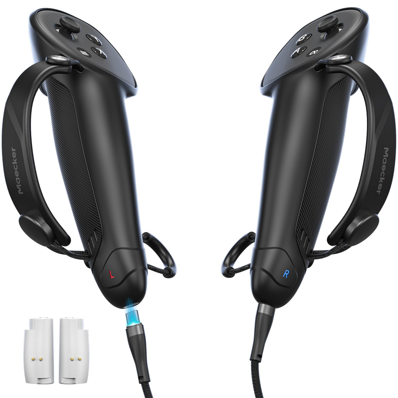 Amazon.co.jp: Maecker 充電コントローラーグリップ Quest 3S 用 Quest