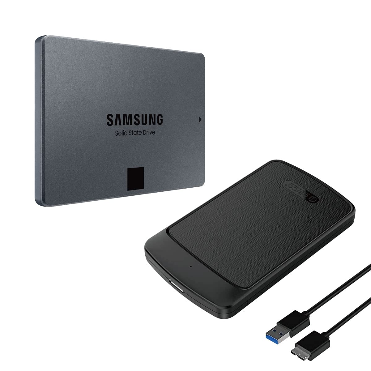 Amazon | 日本サムスン Samsung SSD 870 QVO 1TB 外付けケース付 MZ
