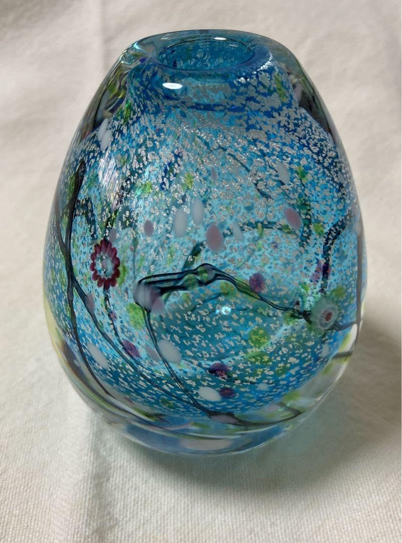 Amazon.co.jp: 品!! 黒木国昭 グラスアート宮崎 綾工房 ガラス工芸