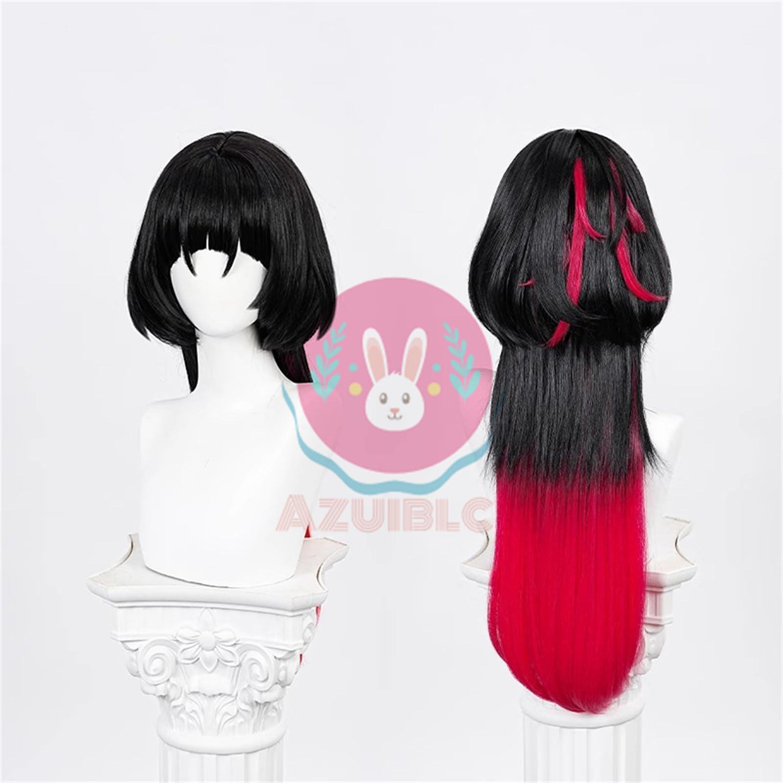 Amazon.co.jp: 【Azuiblc】ジェーン・ドゥ コスプレ ウィッグ 黒色