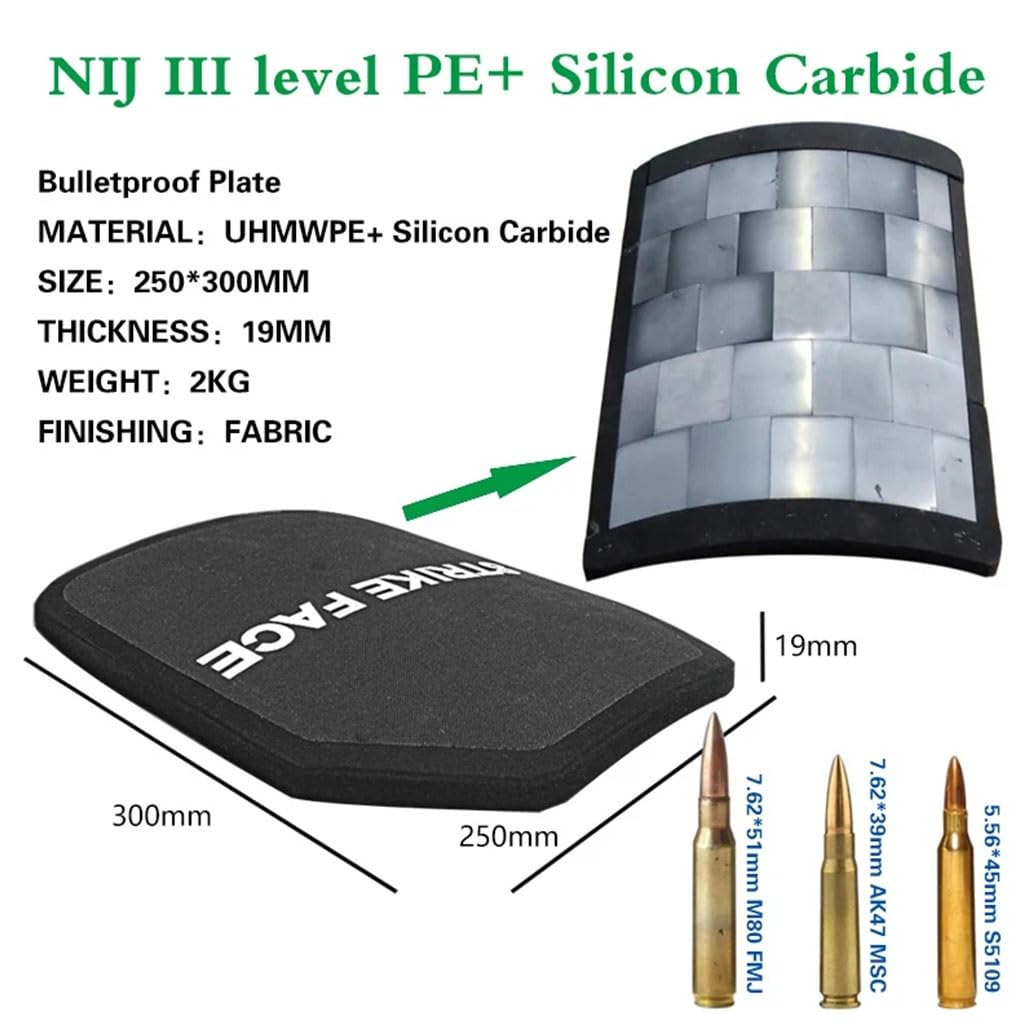 防弾プレート NIJ IV マルチカーブ SAPI Mサイズ 米軍 自衛隊 防弾