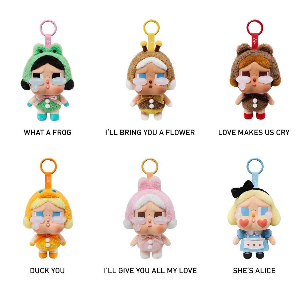 Amazon.co.jp: POP MART CRYBABY Crying Again シリーズ フェイス