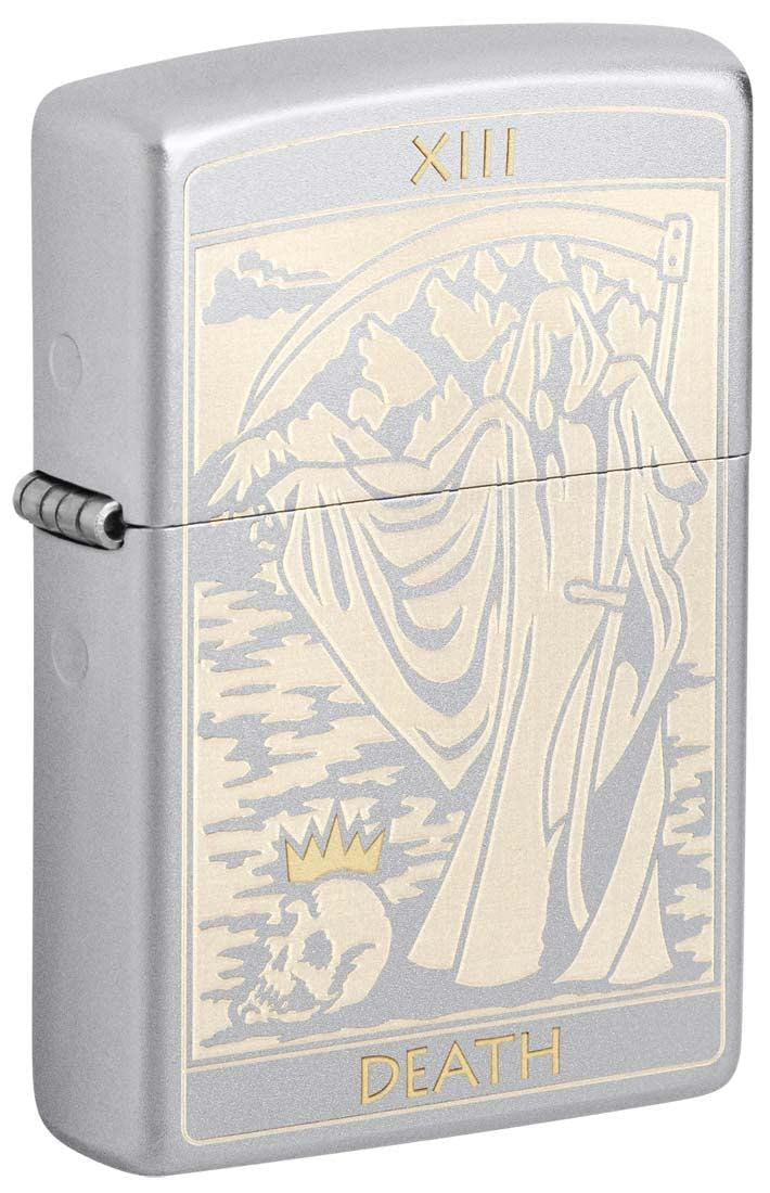 Amazon.com: Zippo Lighter: Tarot Card 13 Death, Engraved - Satin