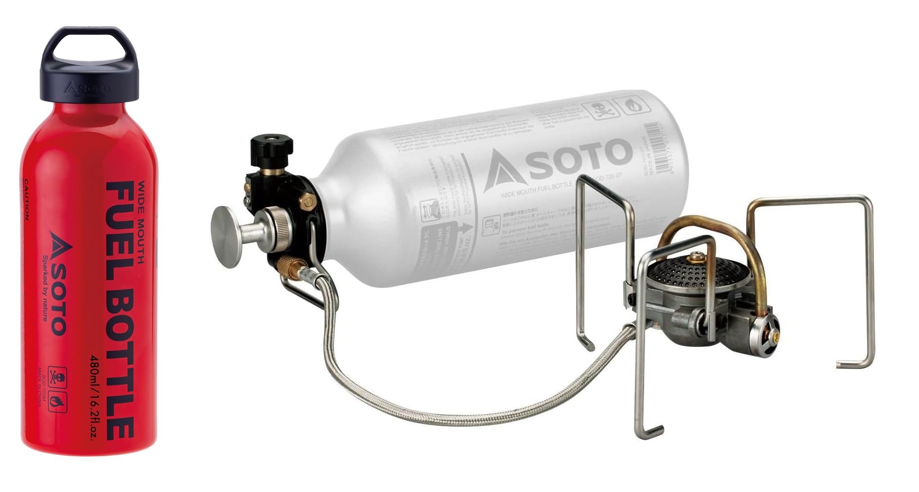 Amazon | SOTO MUKAストーブ SOD-371＋2023New広口ボトルCRM 480ml SOD