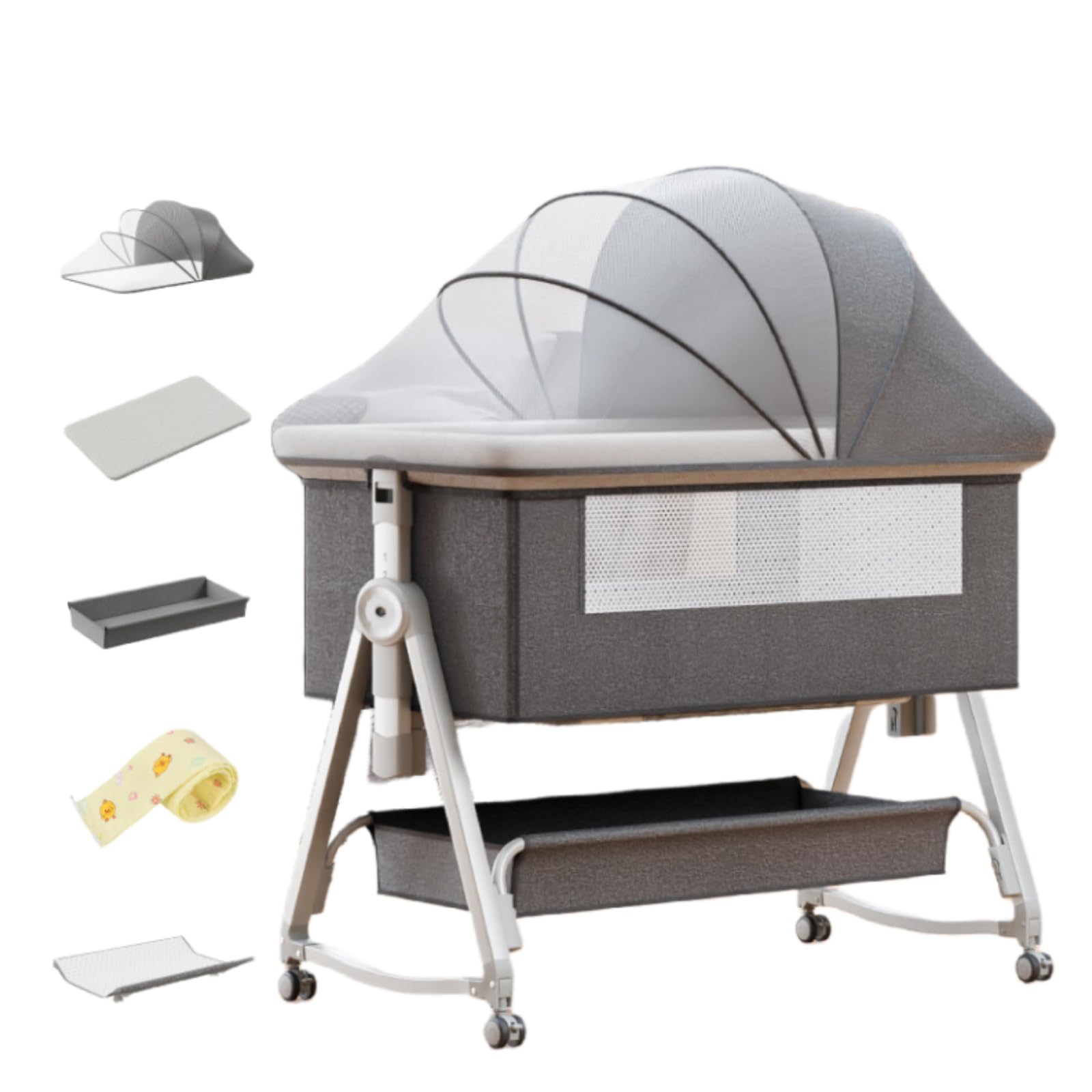 Amazon.co.jp: NIGOE新生児 ゆりかごベッド 多機能折りたたみベビー