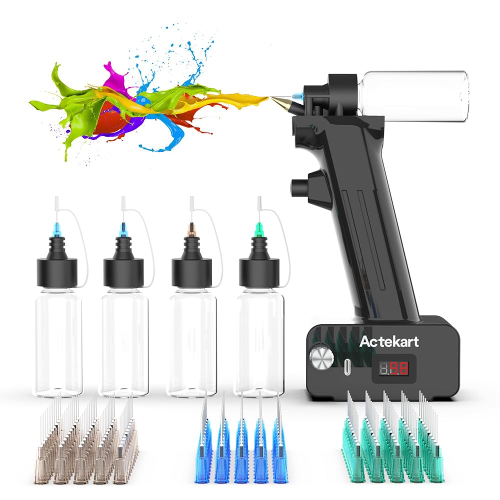 Amazon.com: Actekart No-Clean Airbrush Kit with Disposable Nozzle