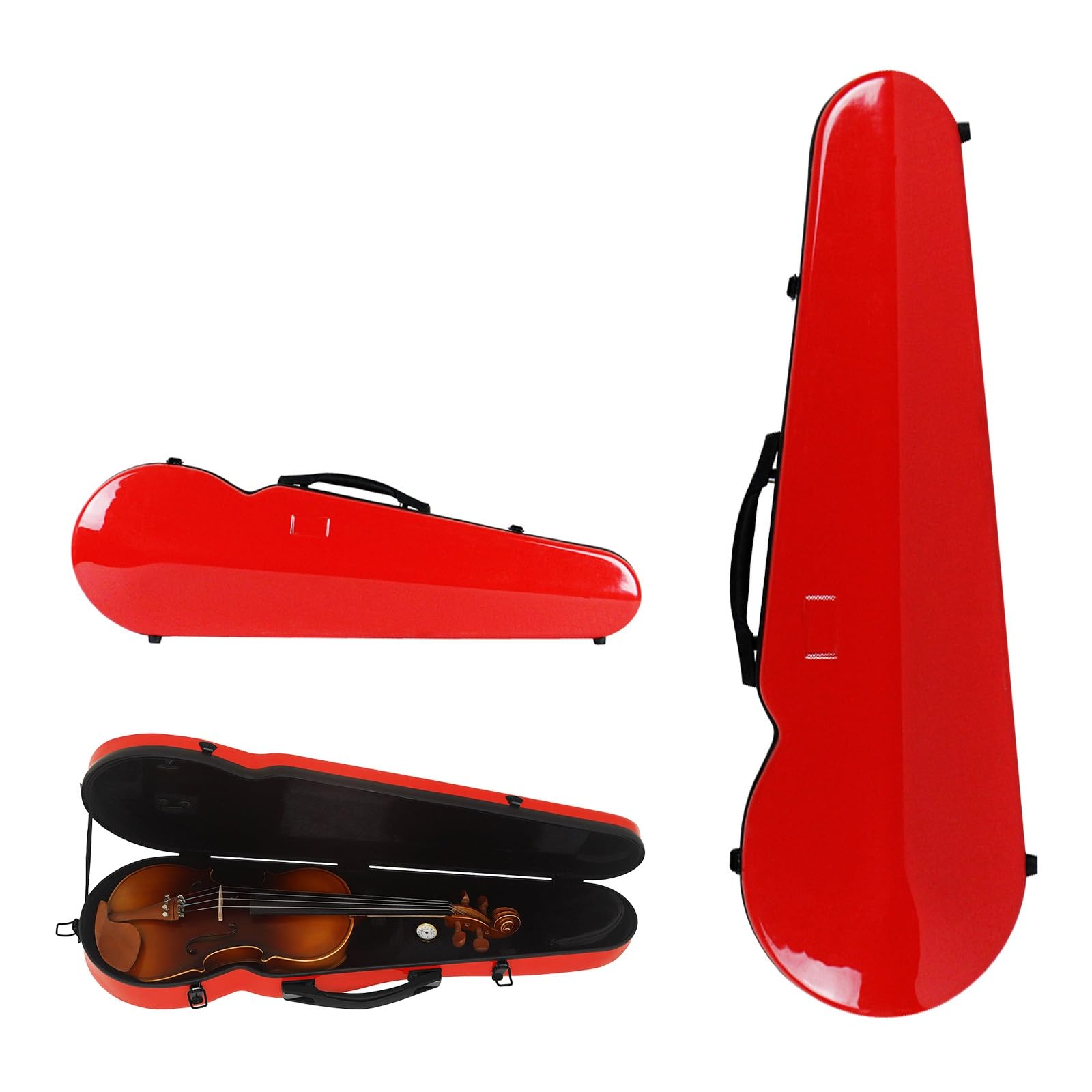 Amazon.co.jp: バイオリンボックス、4/4 3/4 耐久性 バイオリンケース