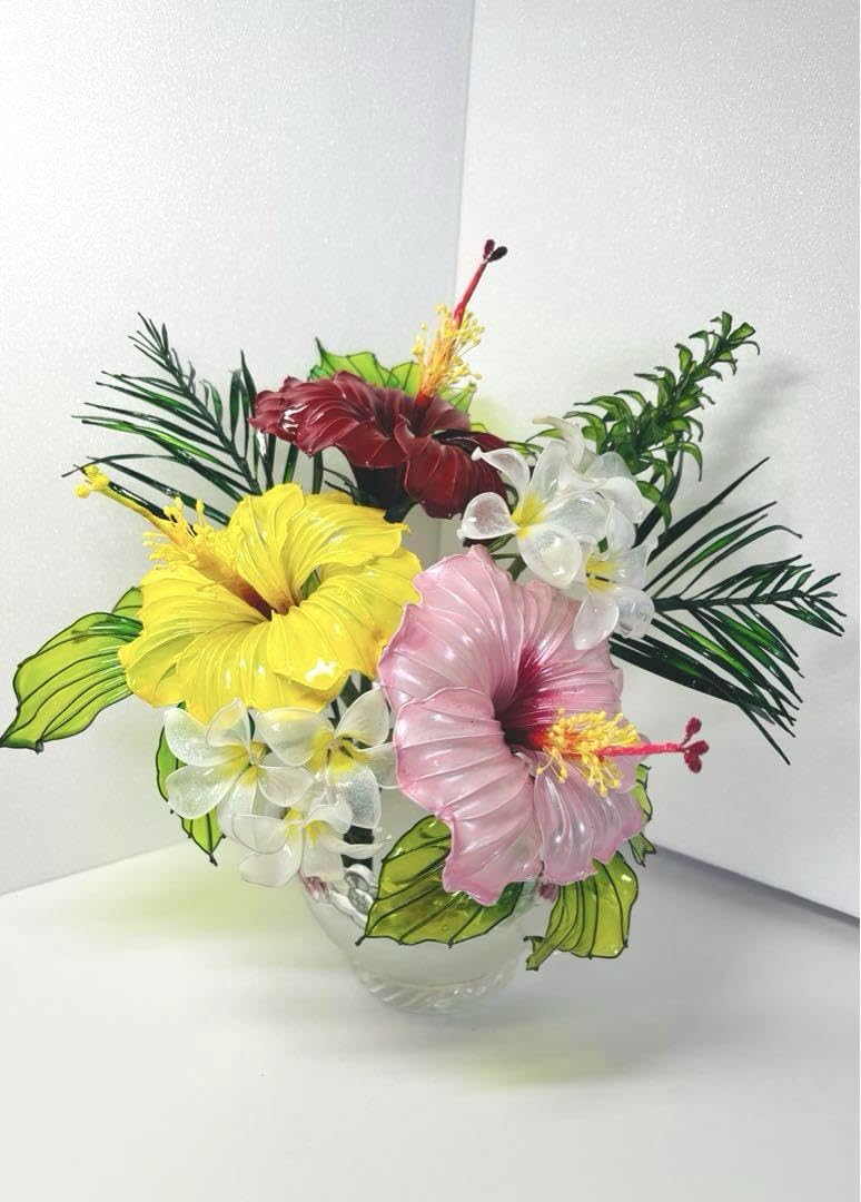 Amazon.co.jp: アメリカンフラワー ディップフラワー（ハイビスカス