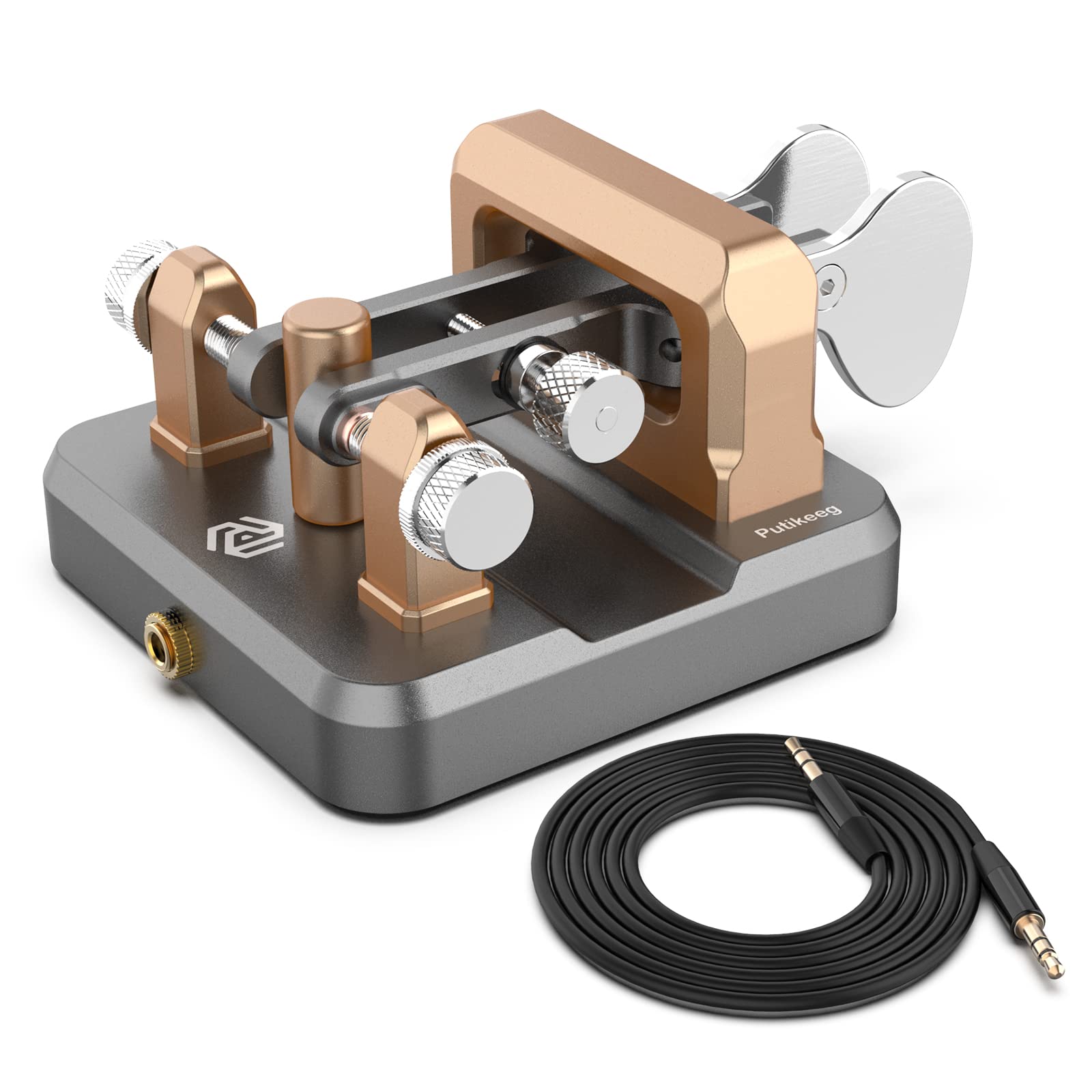 Amazon.co.jp: PUTIKEEG アマチュア無線電気キー モールス信号練習機