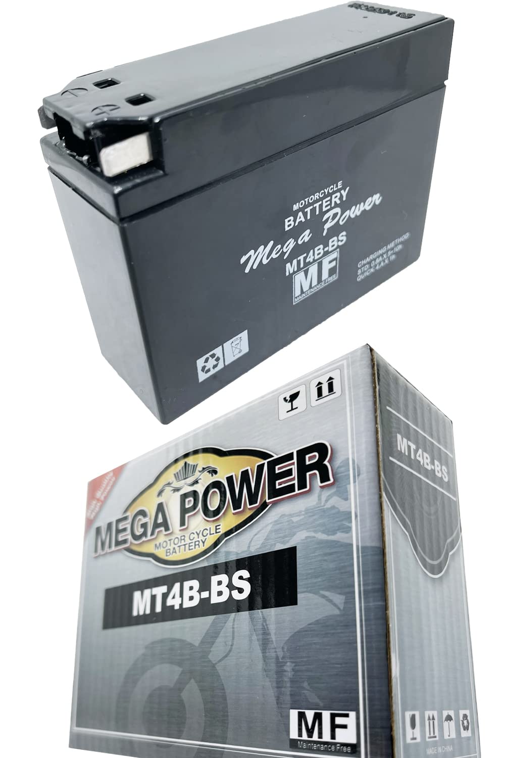 Amazon | メガパワー バイクバッテリー スーパージョグZ/ZR 型式 3YK