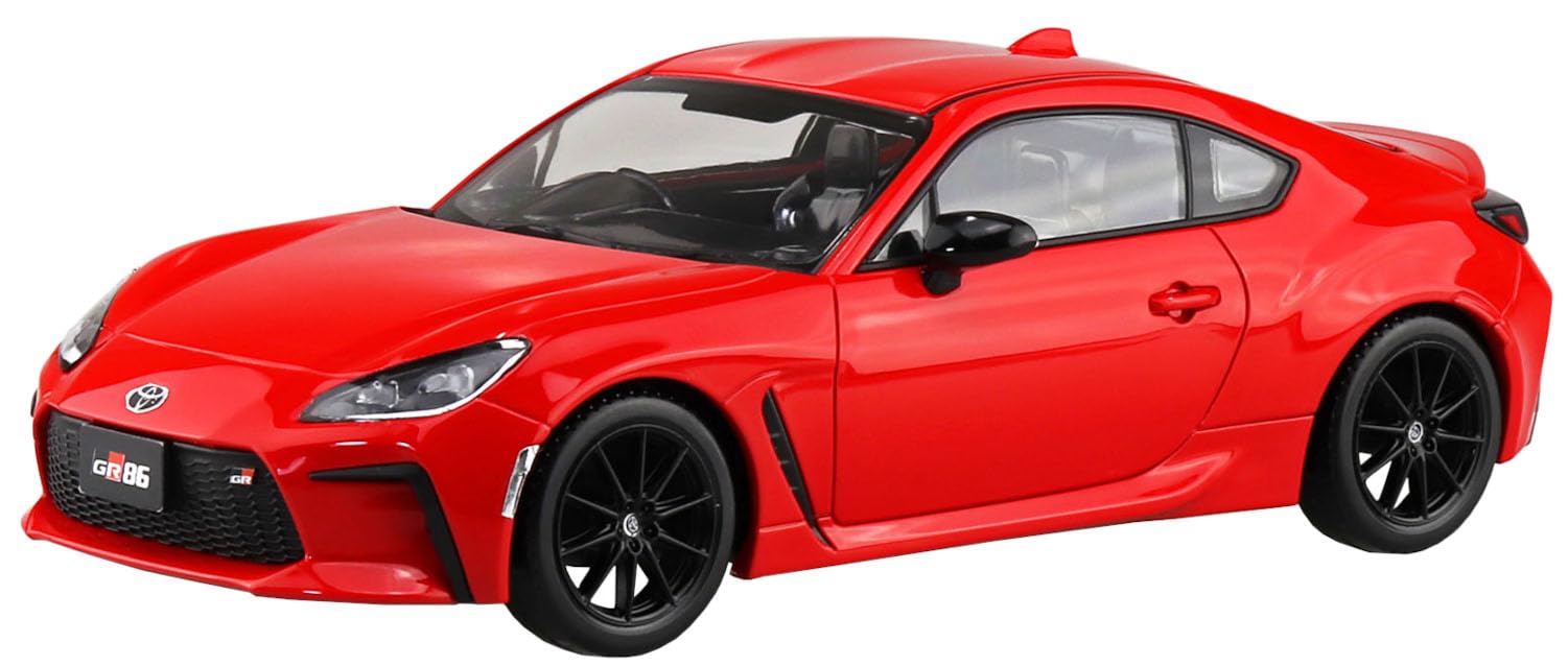 Amazon.com: Aoshima Toyota GR86 2021 (Spark Red) 1:32 Scale Snap