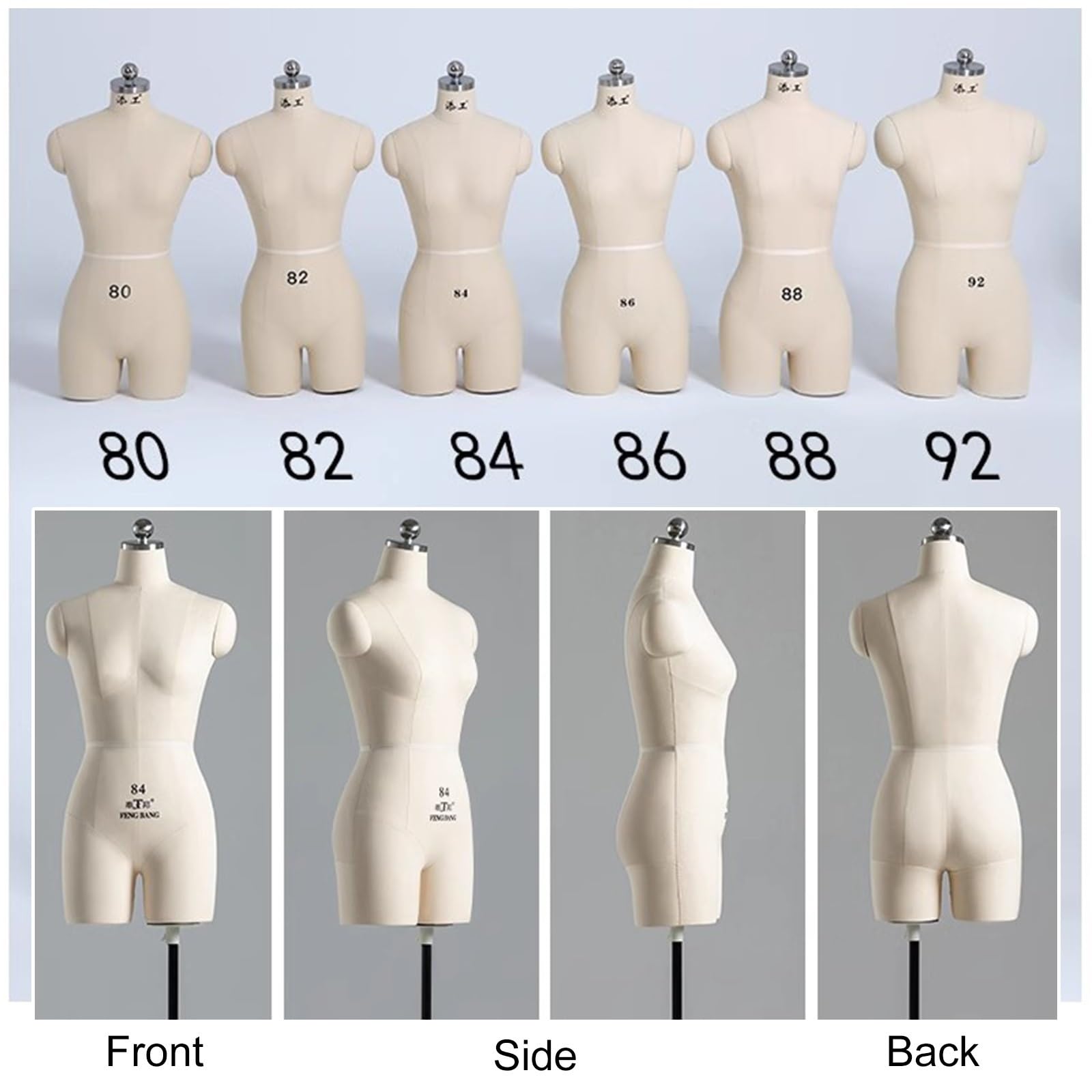 Amazon.co.jp: 女性 トルソー マネキン メンズ ボディー 三脚スタンド