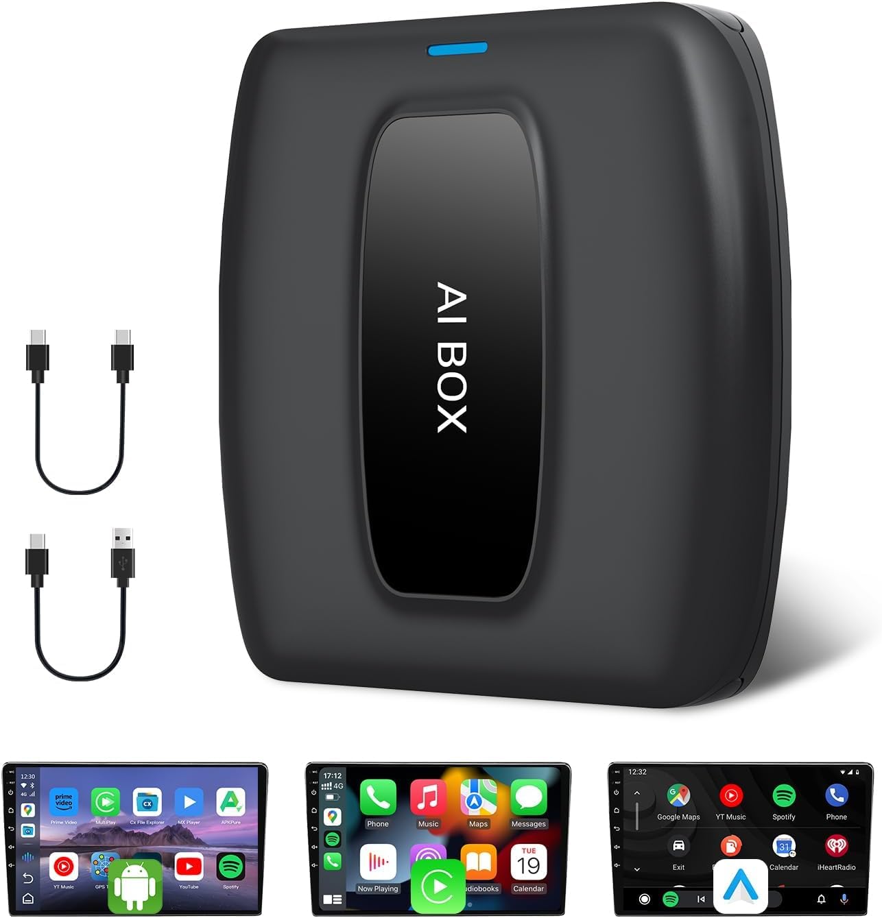 Amazon.co.jp: CarPlay Ai Box Aiボックス【Android 12・ワイヤレス