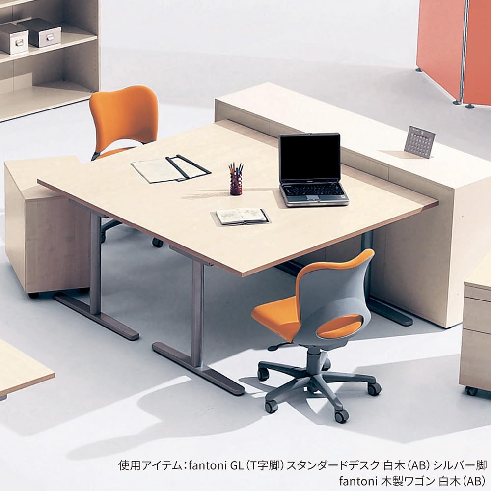 Amazon | プラス Garage fantoni GL デスク T字脚 ブラック脚 幅160