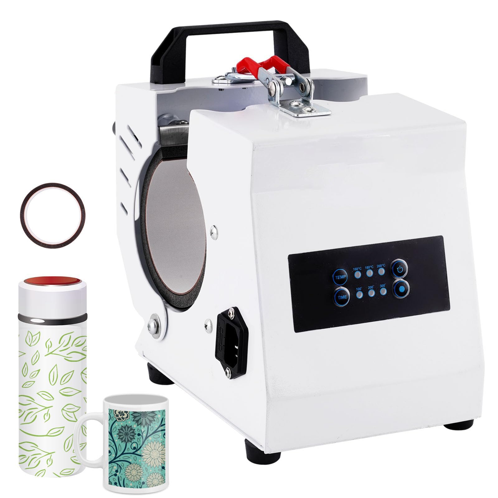Amazon.co.jp: BAOSHISHAN 熱転写プレス機 カップヒートプレス機 マグ