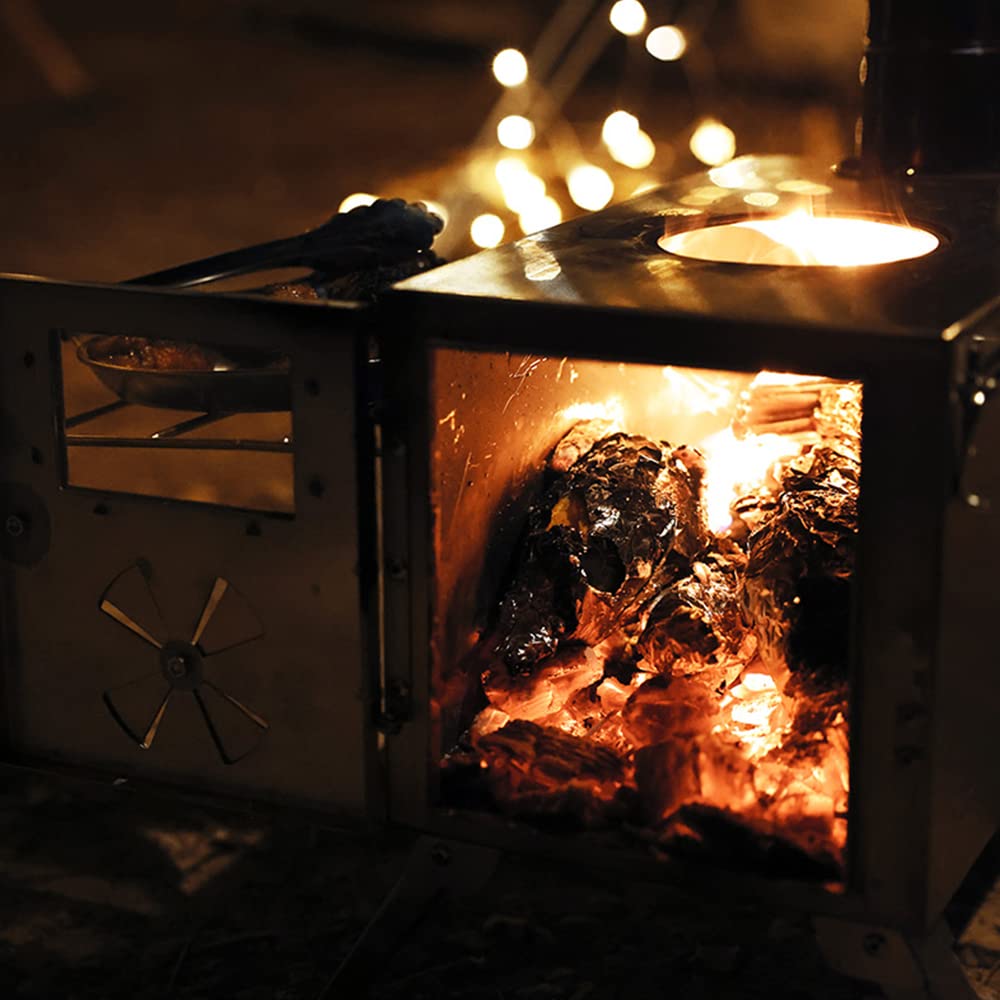 Amazon | TOMOUNT 薪ストーブ 断熱マット付き ウッドストーブ