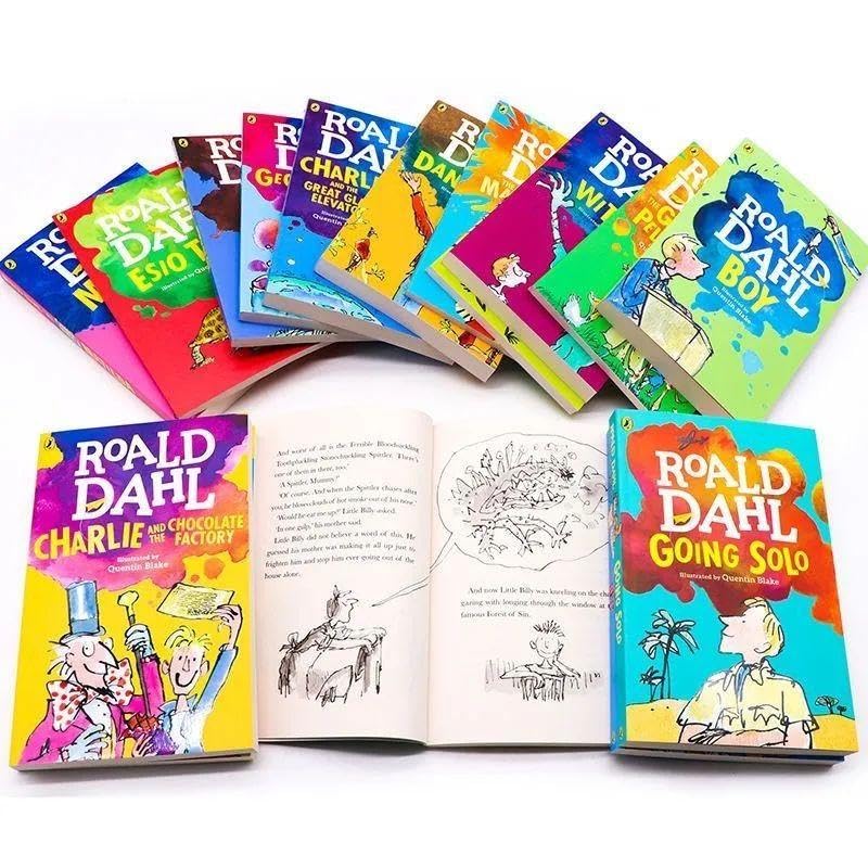 Amazon.co.jp: 洋書 ROALD DAHLロアルドダール著の15冊セット 英語