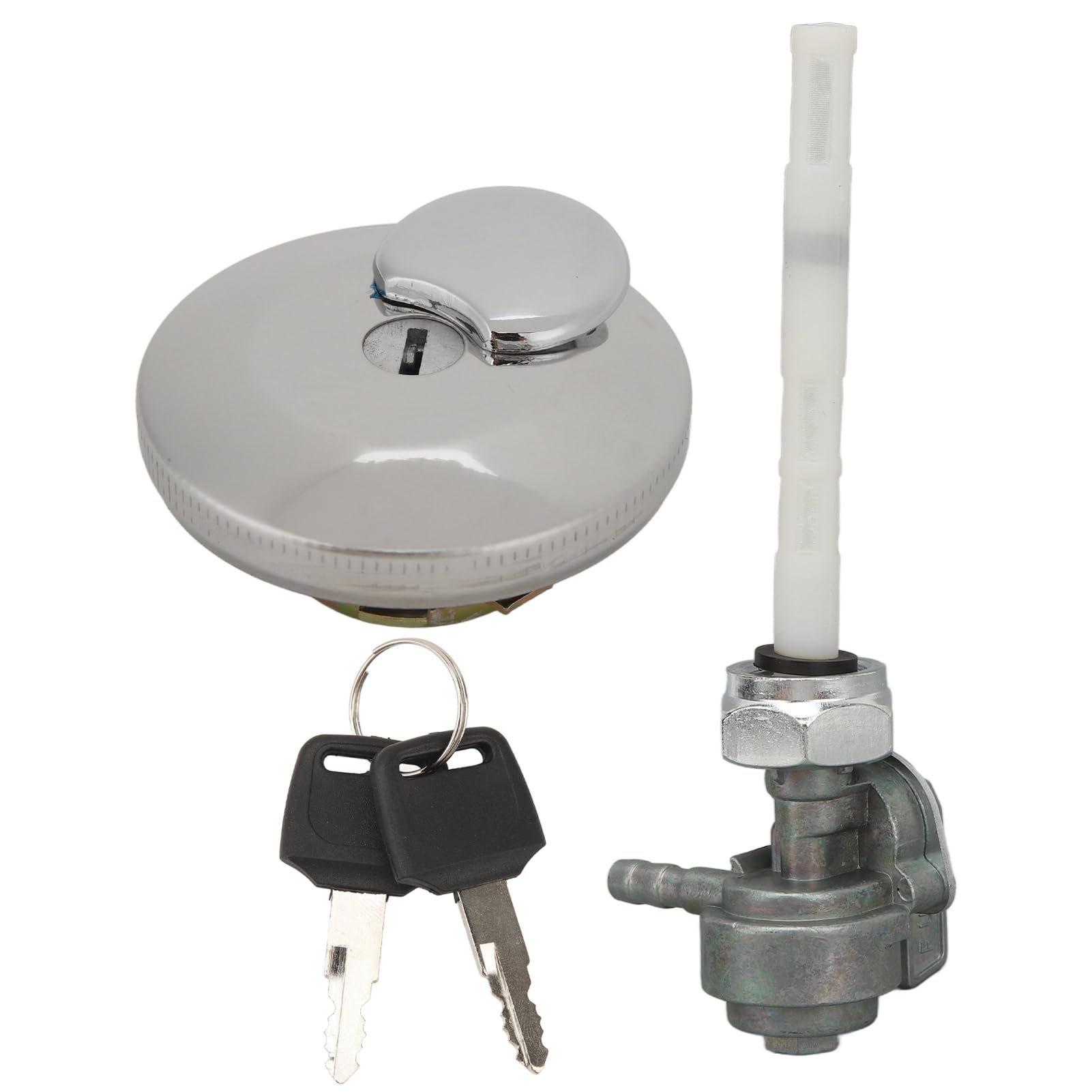 Amazon | ガス燃料タンクキャップ キー付き、密閉性が高く、安全性が