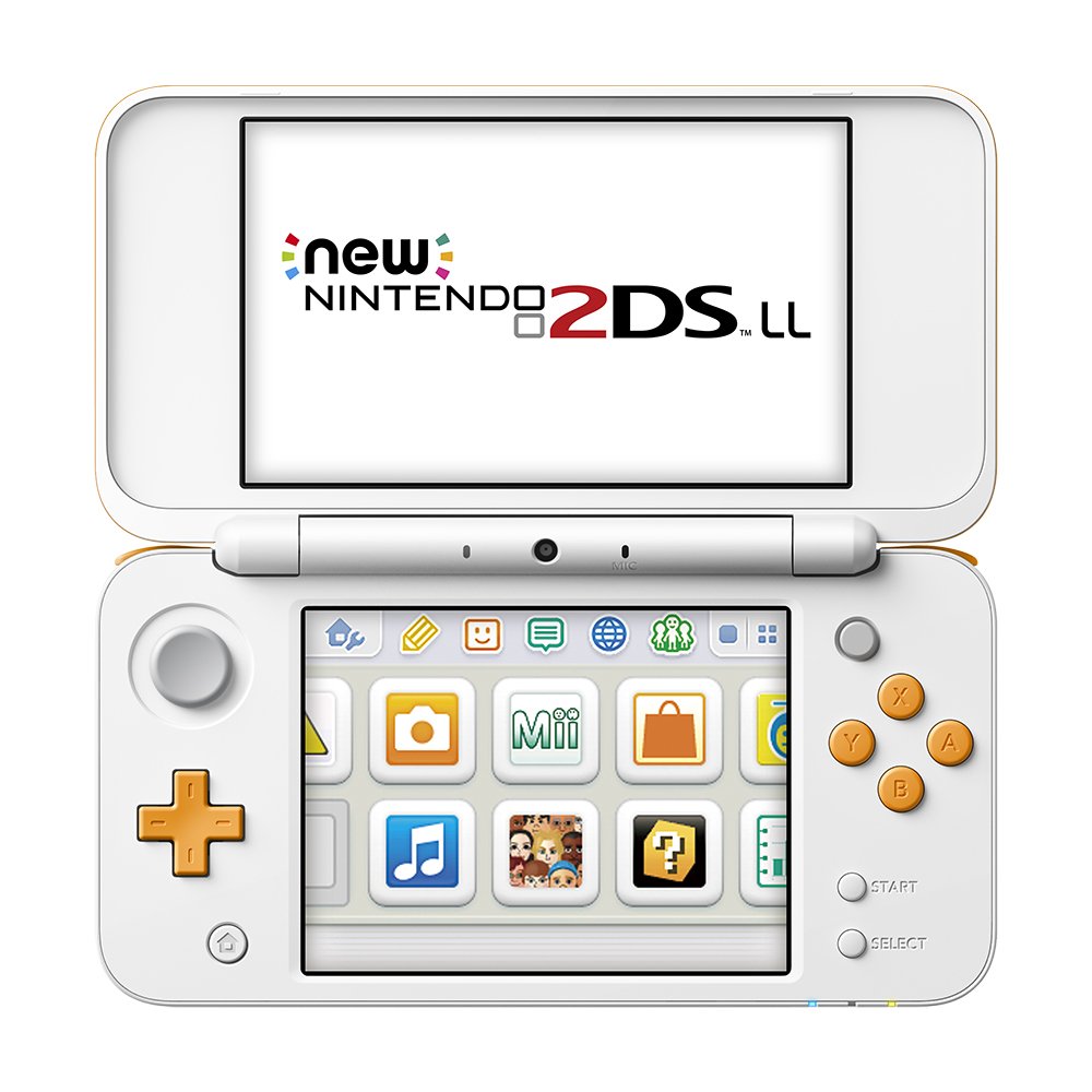 Amazon.com: NEW New Nintendo 2DS LL Console System White x Orange
