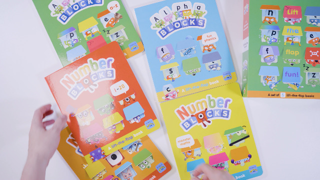 Numberblocks and Alphablocks Lift-the-Flap 5-Book Box Set