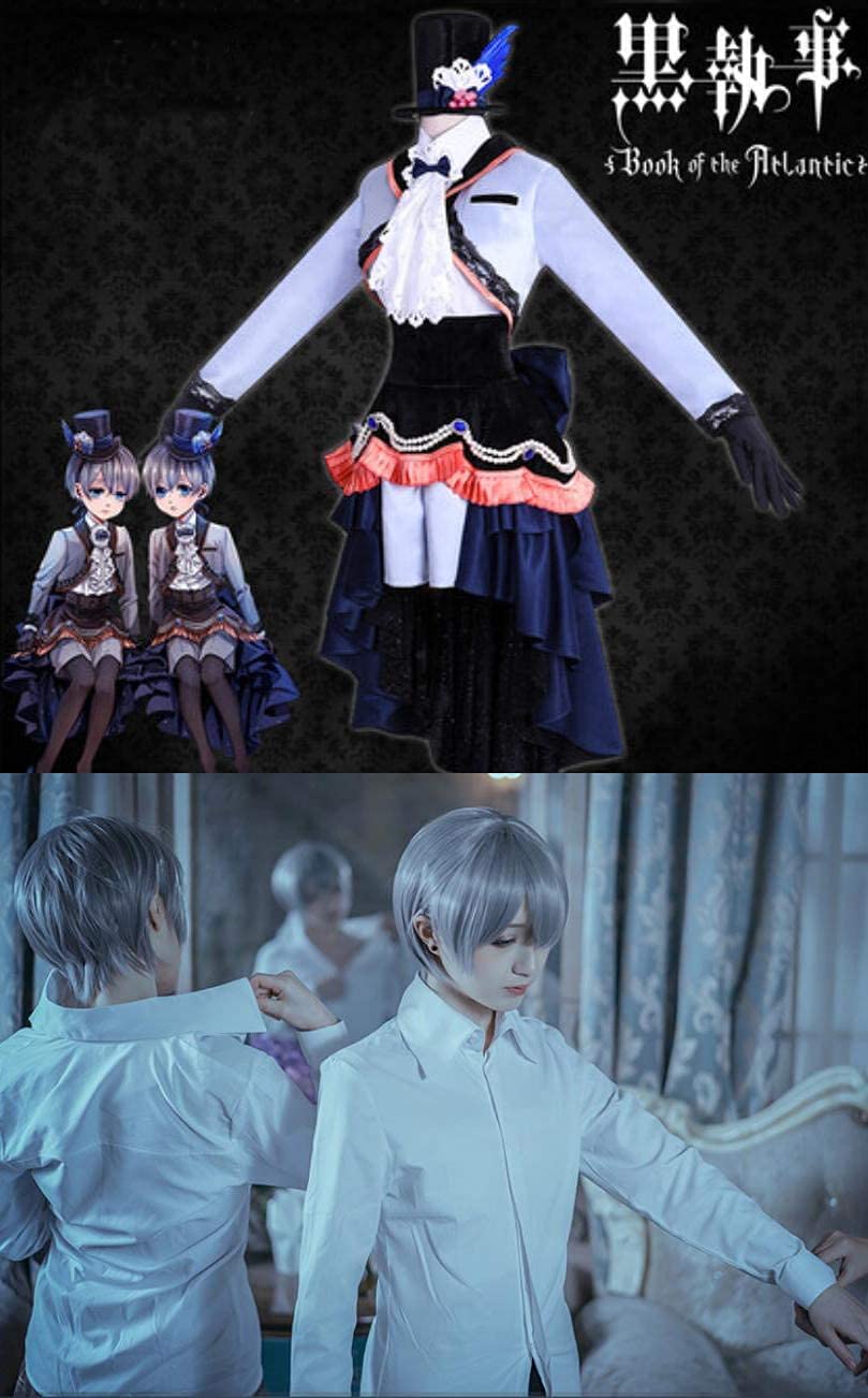 Amazon.co.jp: [Cosplaymiku]コスプレ アニメ 黒執事 双子シエル
