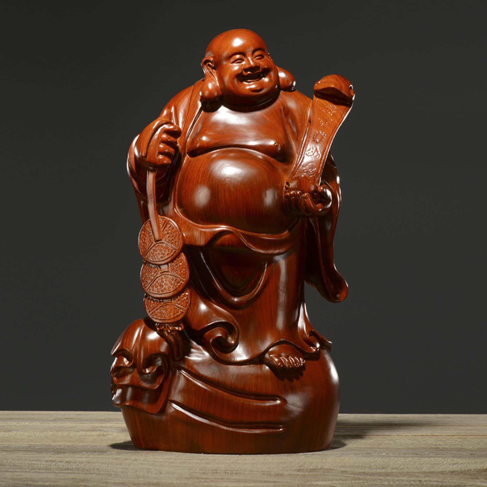 珍しい座姿の、布袋様。 7-030 珍しい座姿の、布袋様。 7-030