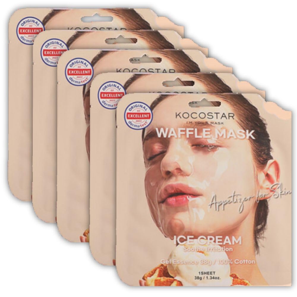 Amazon.co.jp: ココスター KOCOSTAR ワップルマスク アイスクリーム 5