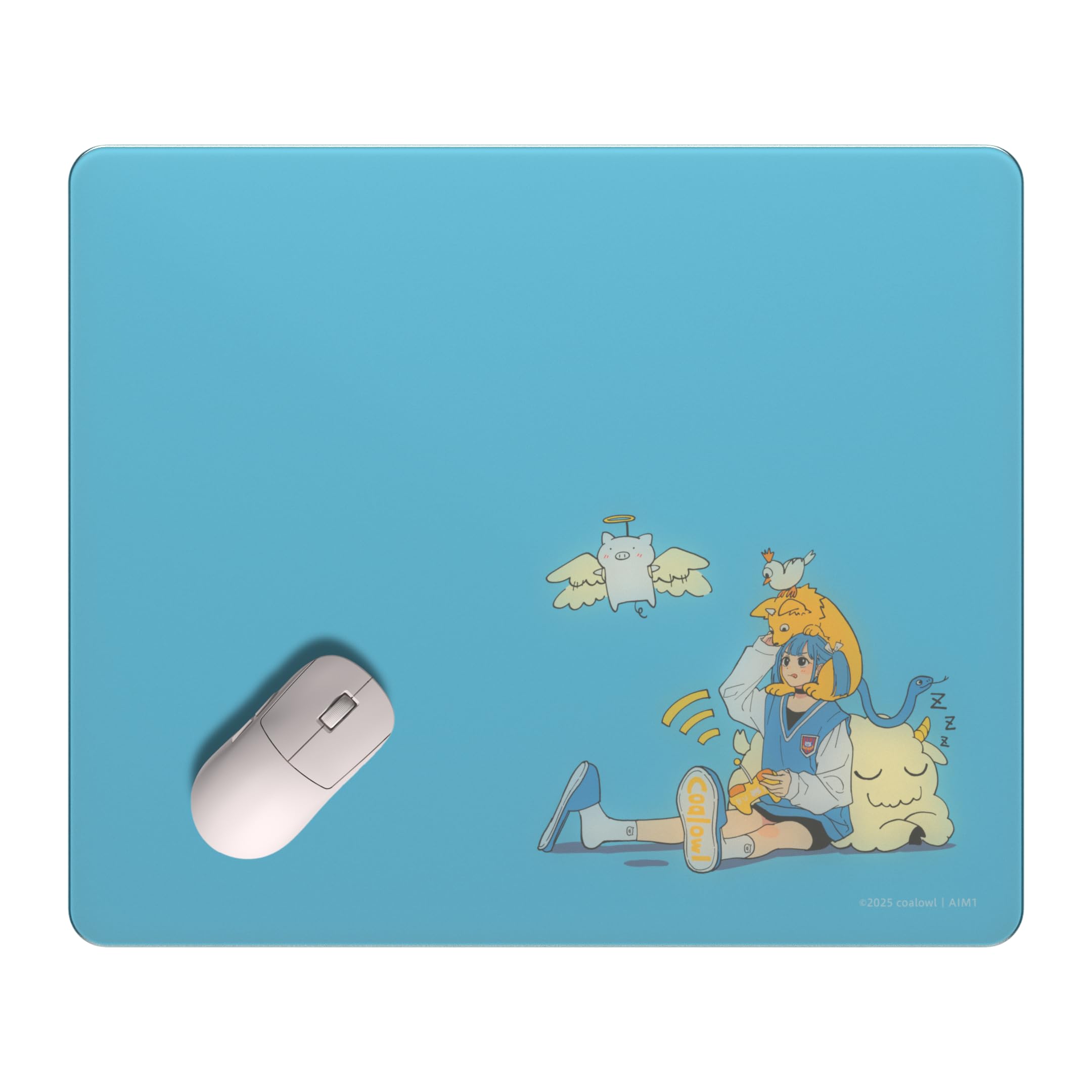 Amazon.co.jp: AIM1 × coalowl 叢雲 ガラスマウスパッド 420×500mm