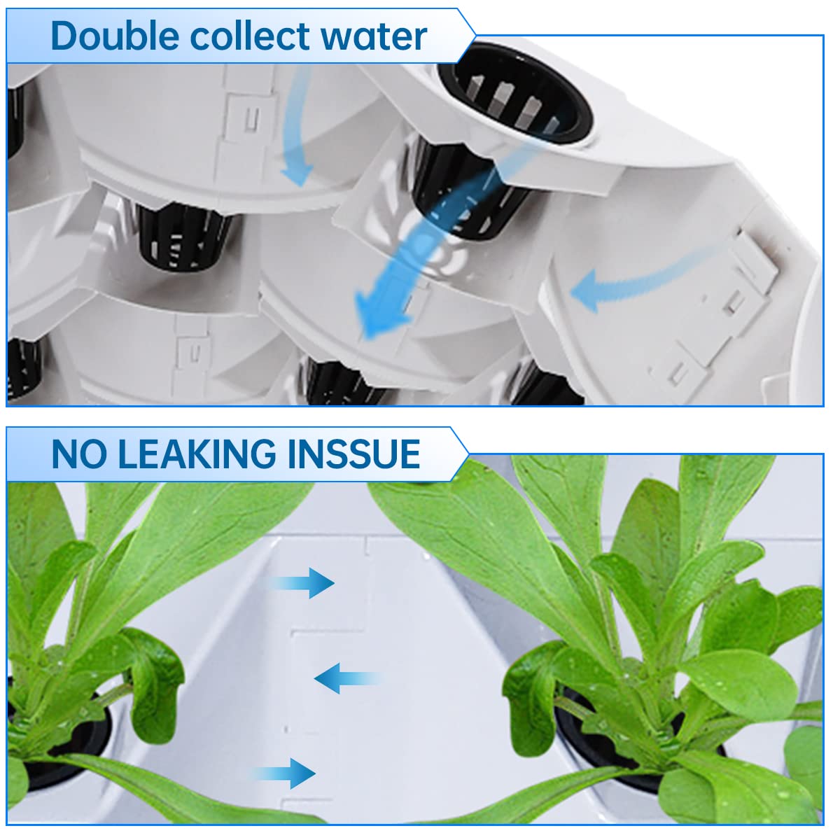 Amazon.com : ZXMT Hydroponics Tower Growing System, DIY