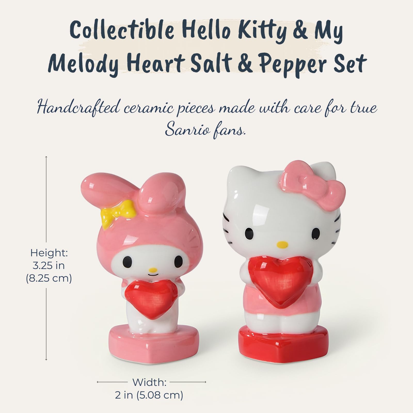 Amazon.com: Blue Sky Clayworks Hello Kitty & My Melody Heart Salt