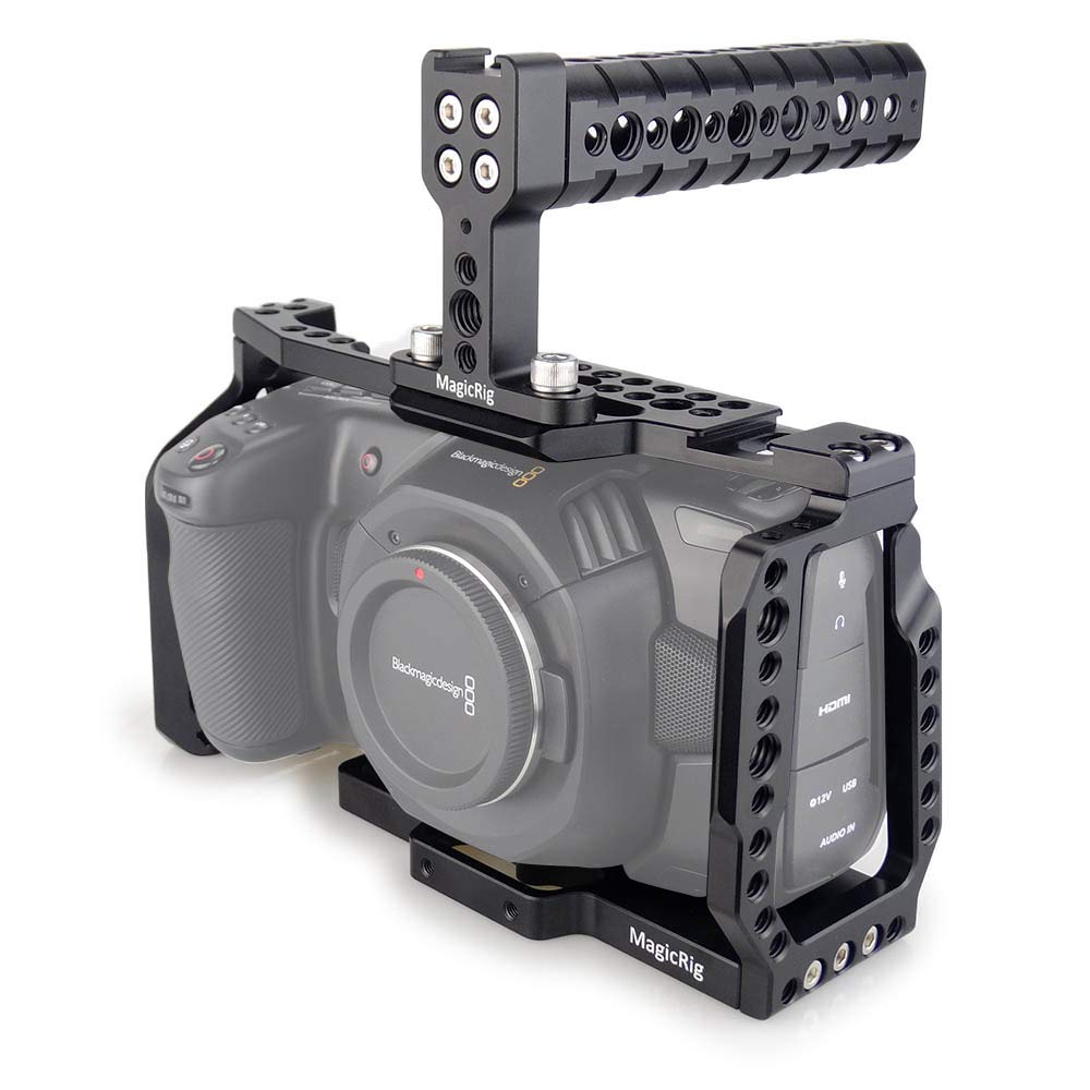Amazon.co.jp: MAGICRIG BMPCC 4K /BMPCC 6Kケージ トップハンドル付き