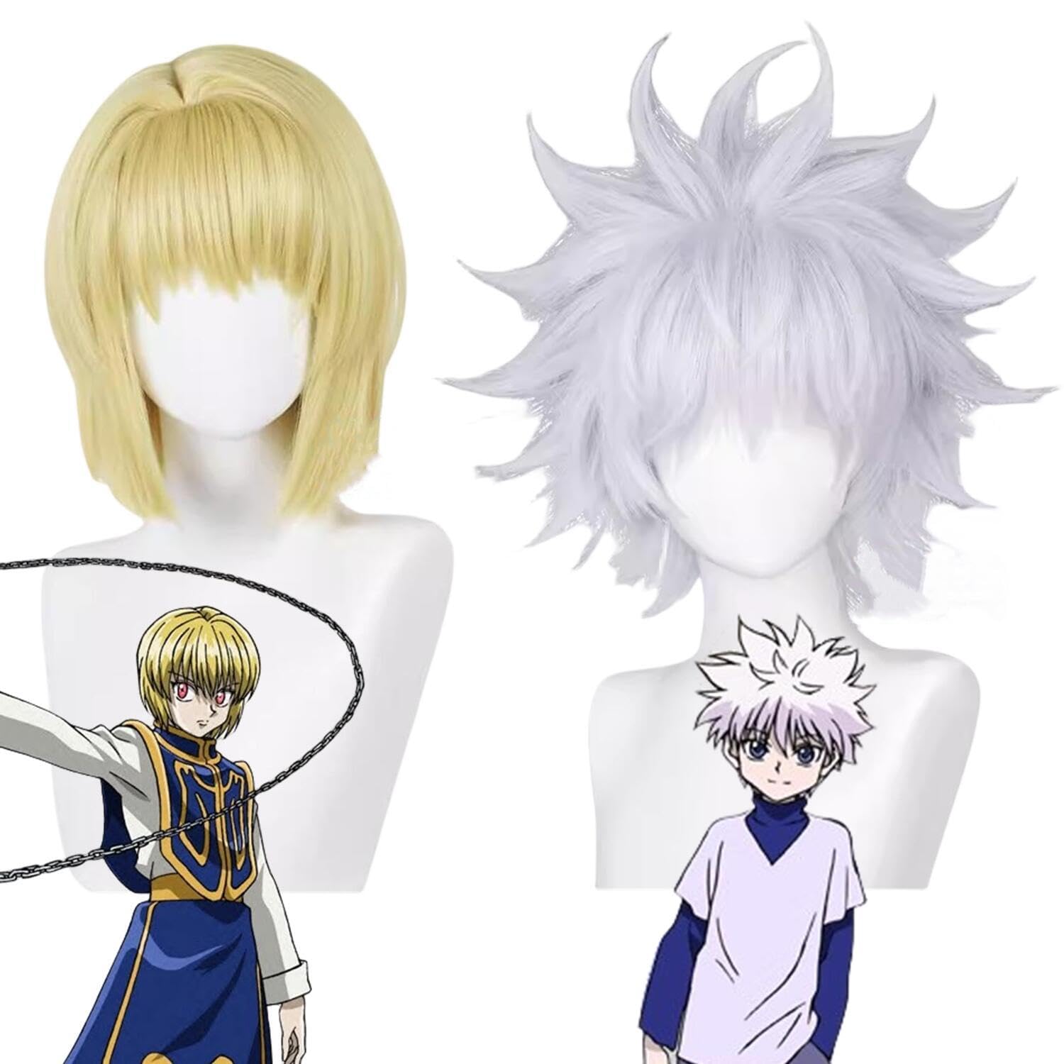 Amazon.co.jp: ハンター×ハンター ウィッグ クラピカ キルア カツラ