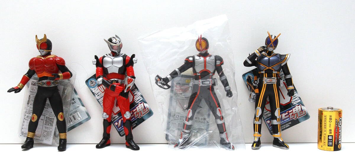 ソフビ魂 】 仮面ライダー旧1号&バロムワン 2体 ソフビ魂 】 仮面