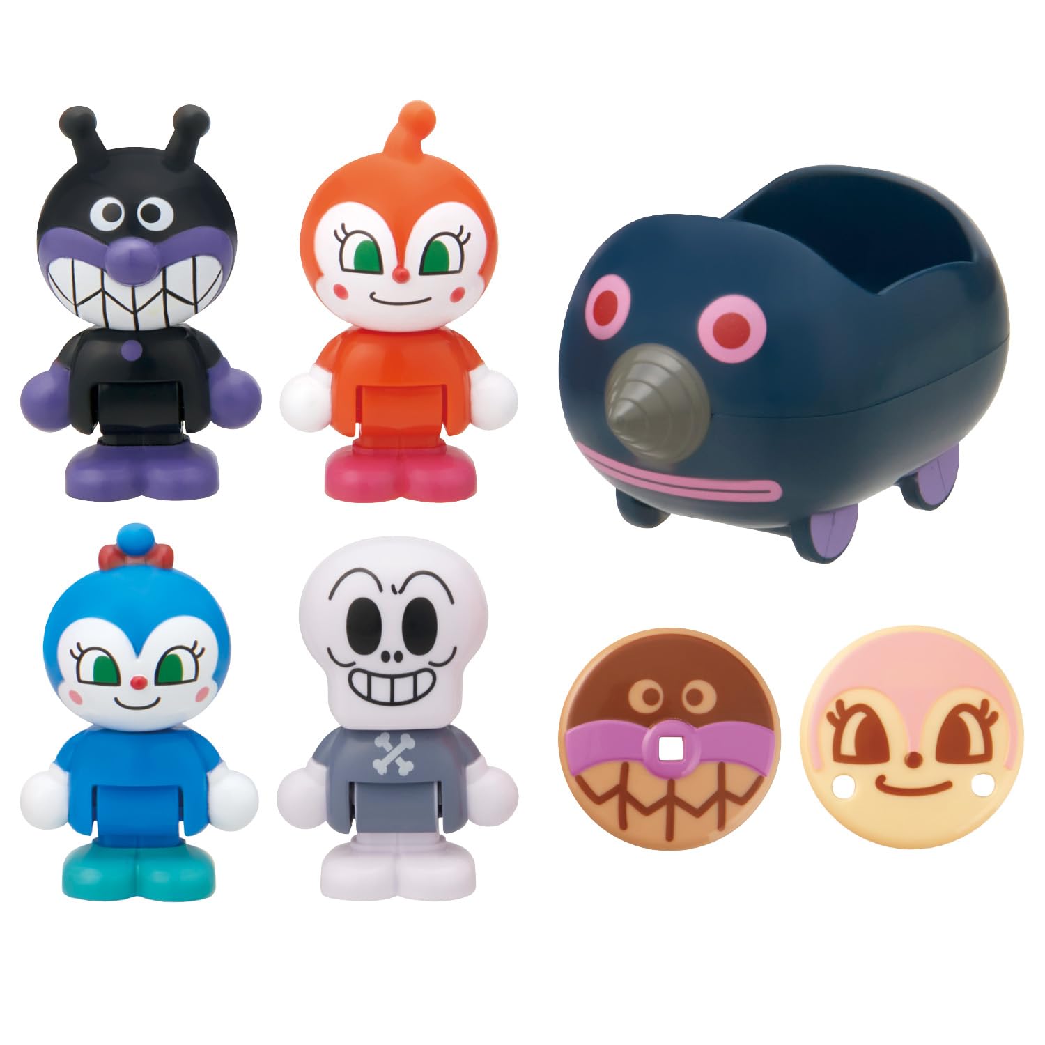 Amazon | アンパンマンはじめてハウスドール もぐりんで出発! ばいきん