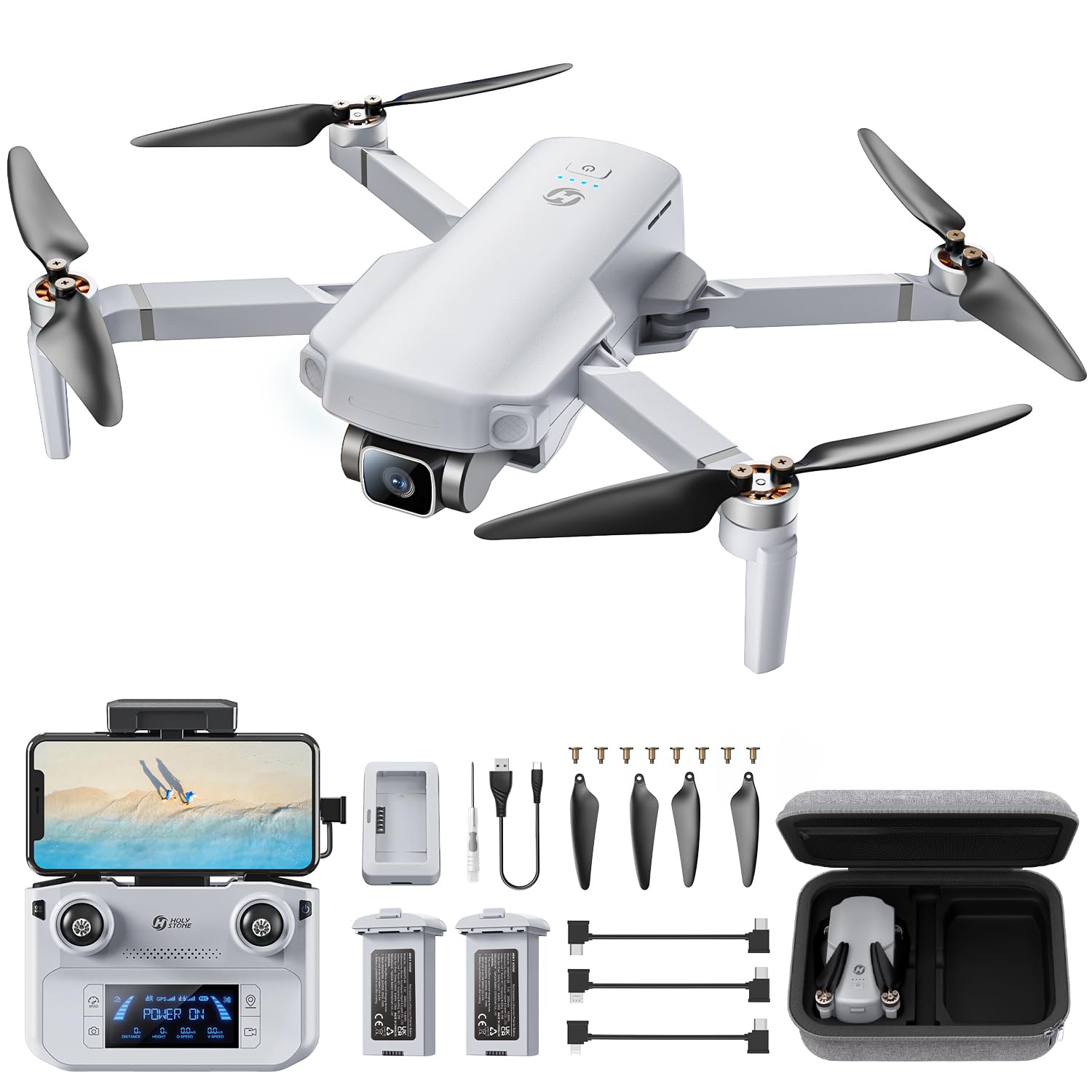 Amazon.co.jp: Holy Stone ドローン カメラ付き 屋外 GPS搭載 リモート